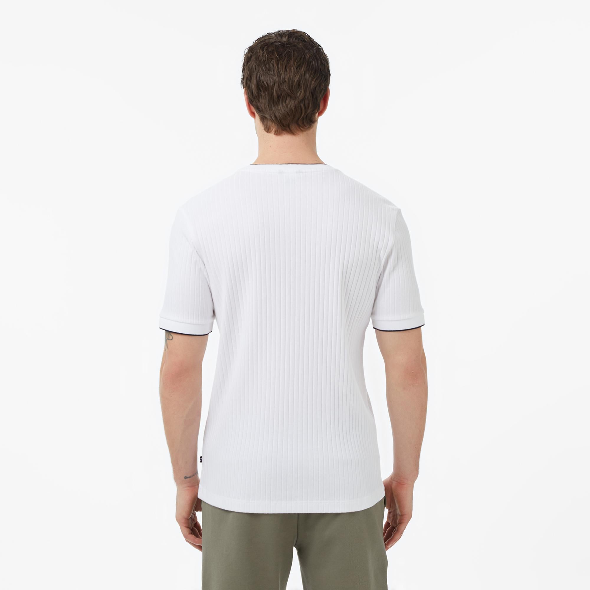 Nautica Erkek Beyaz Regular Fit T-Shirt