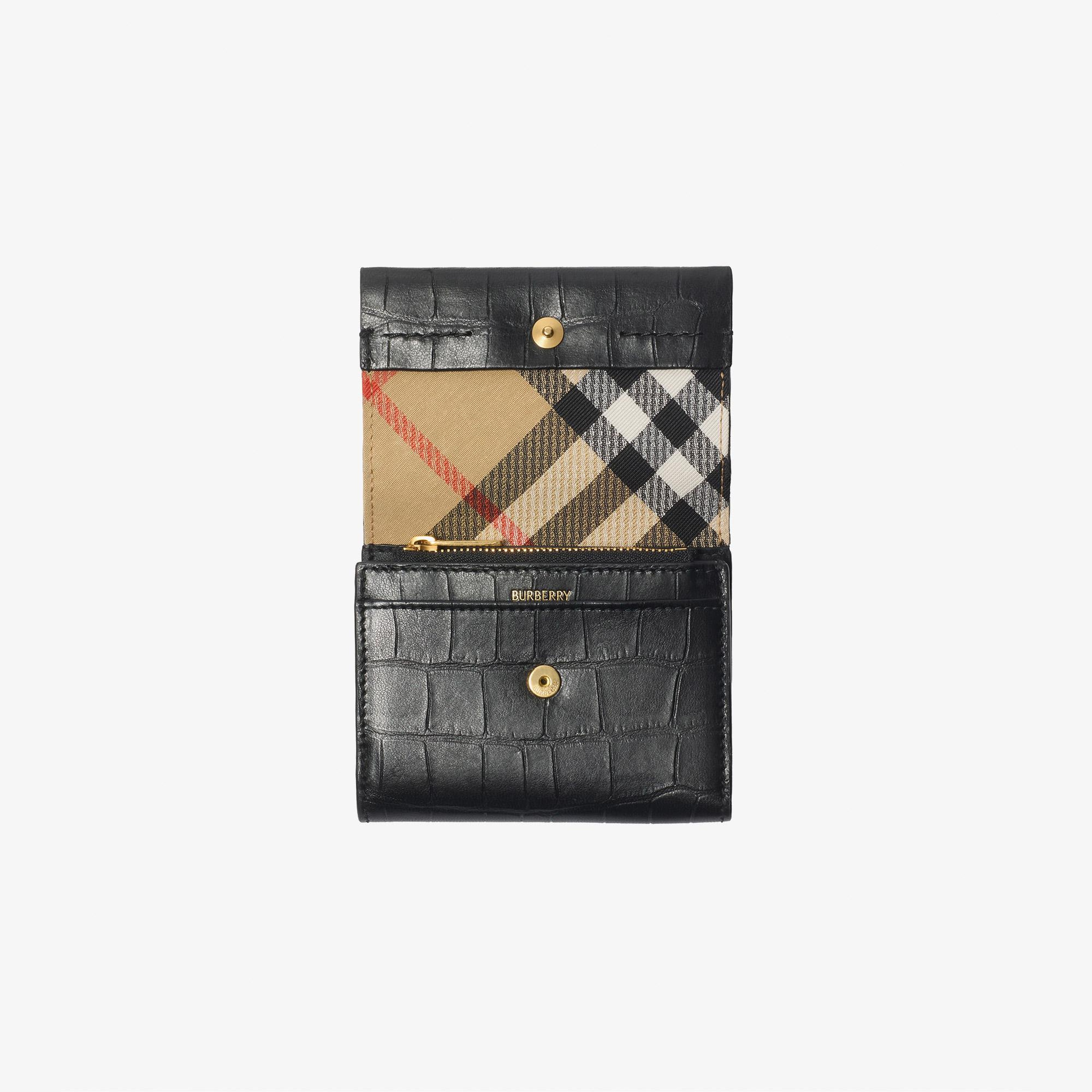 Burberry Cotswolds Kadın Siyah Cüzdan