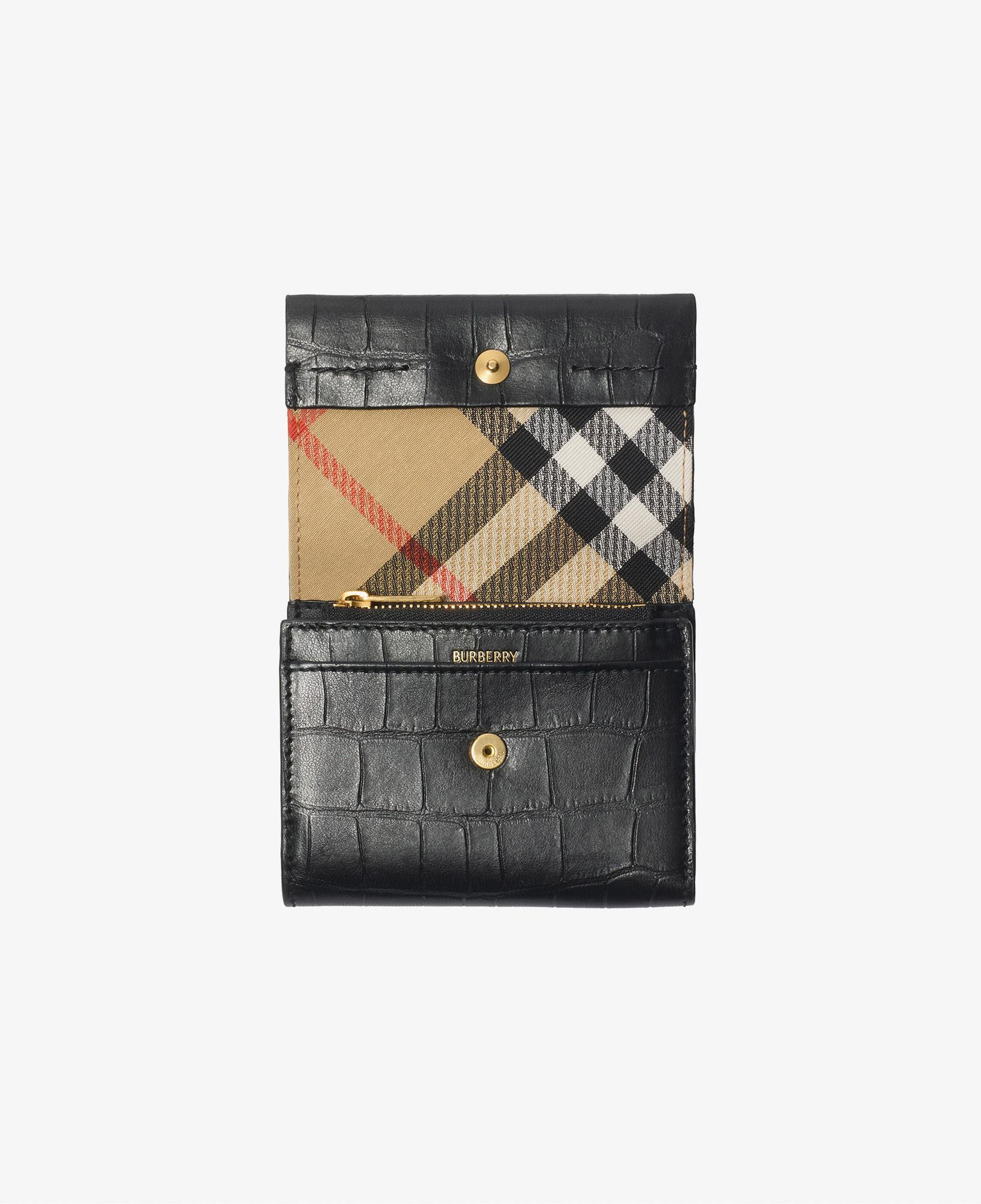 Burberry Cotswolds Kadın Siyah Cüzdan