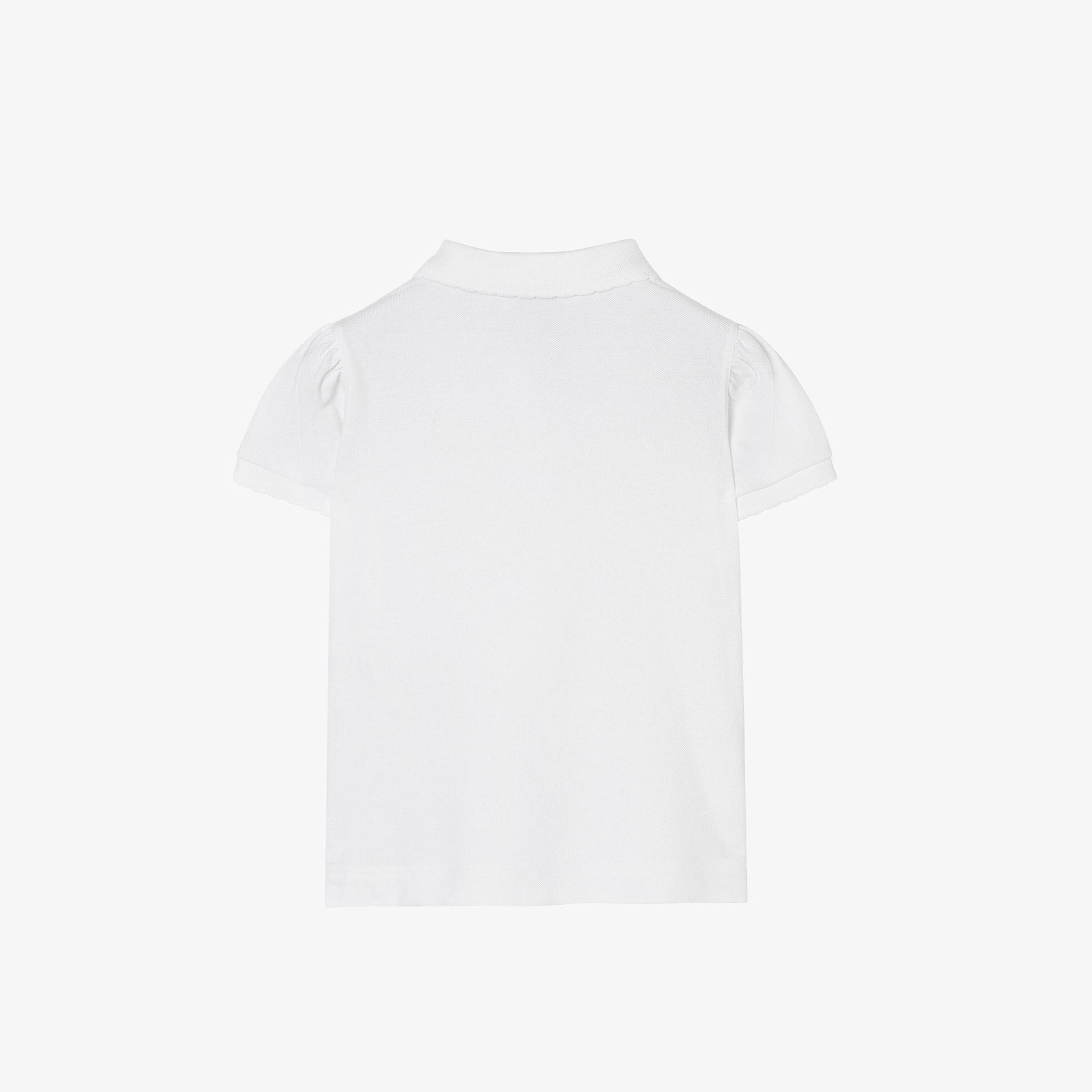 Burberry Cotton Çocuk Beyaz Polo