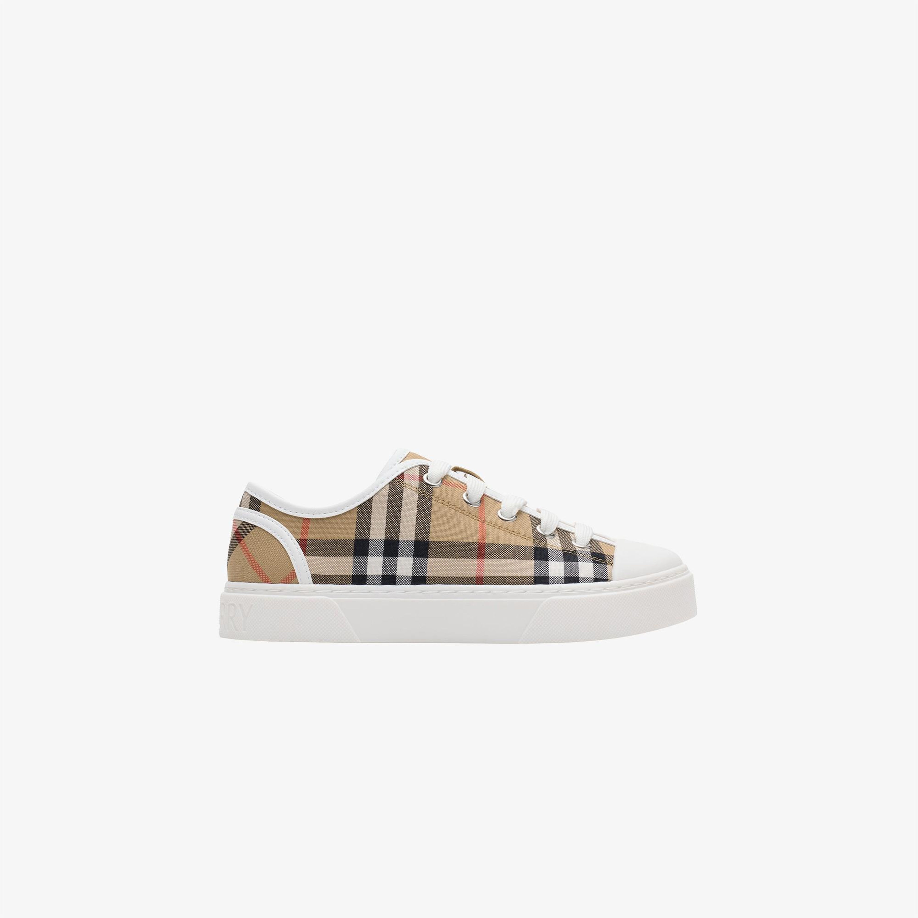 Burberry Teddy Çocuk Bej Sneaker