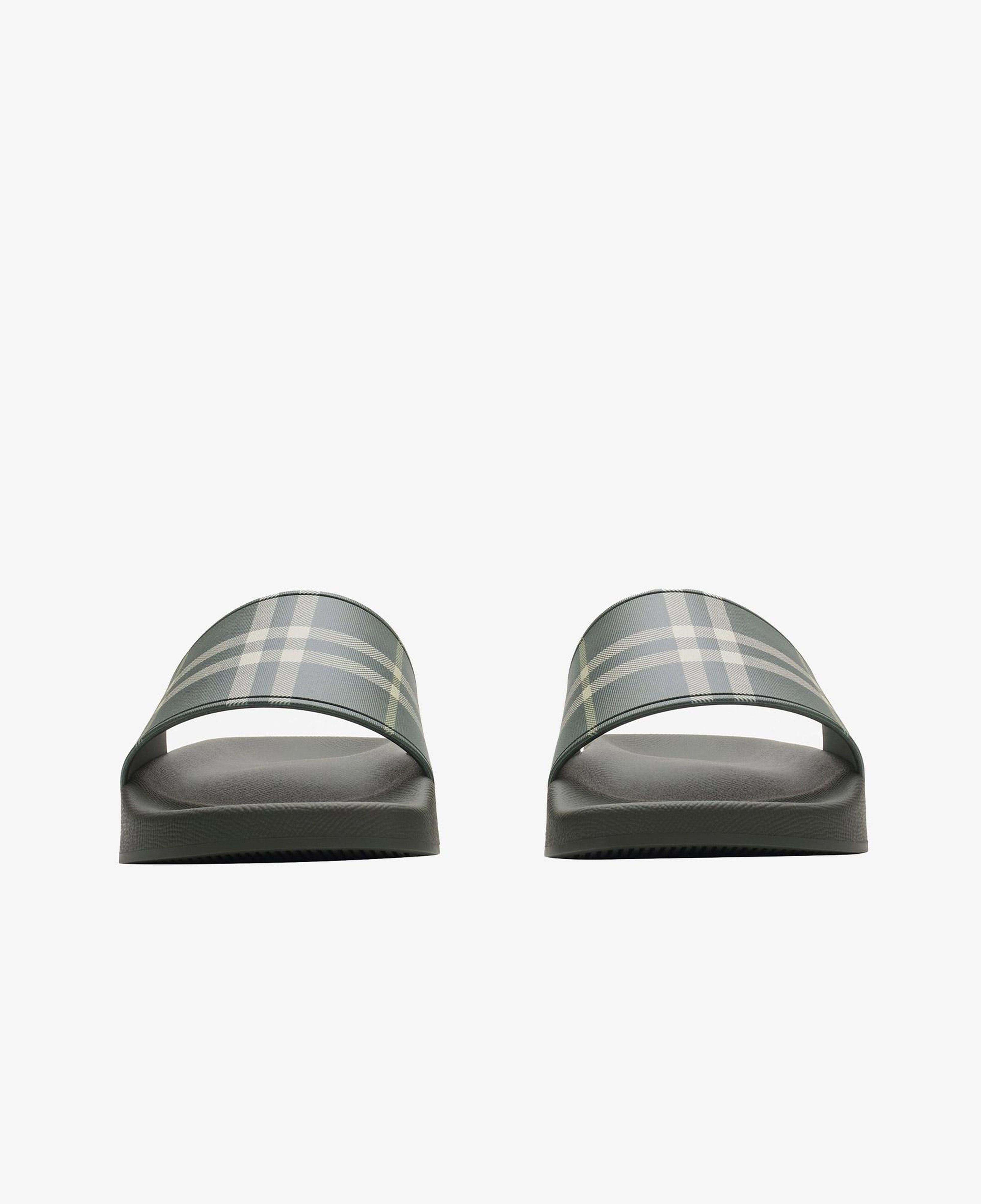 Burberry Furley Check Erkek Siyah Terlik