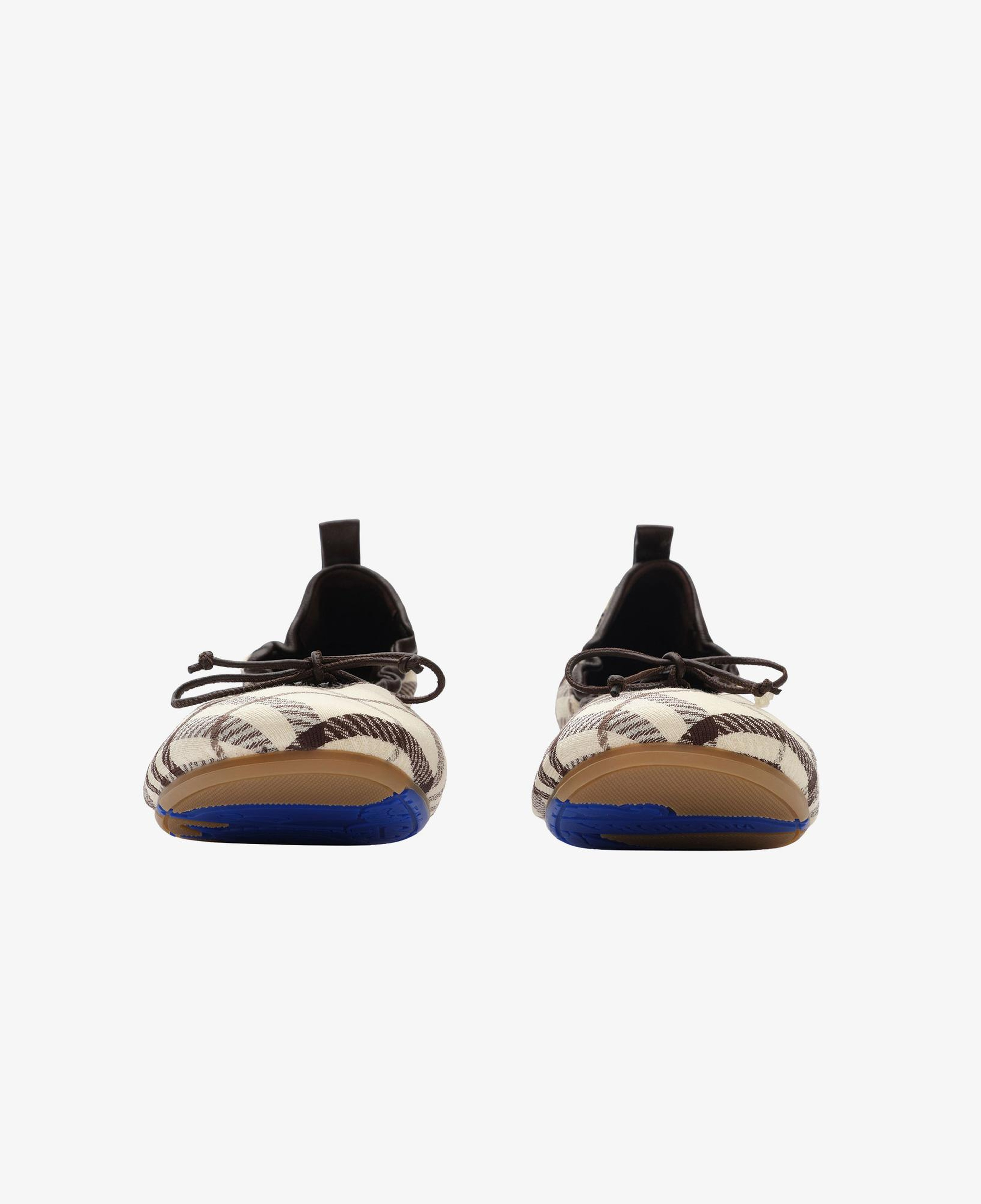 Burberry Fawn Check Kadın Bej Babet