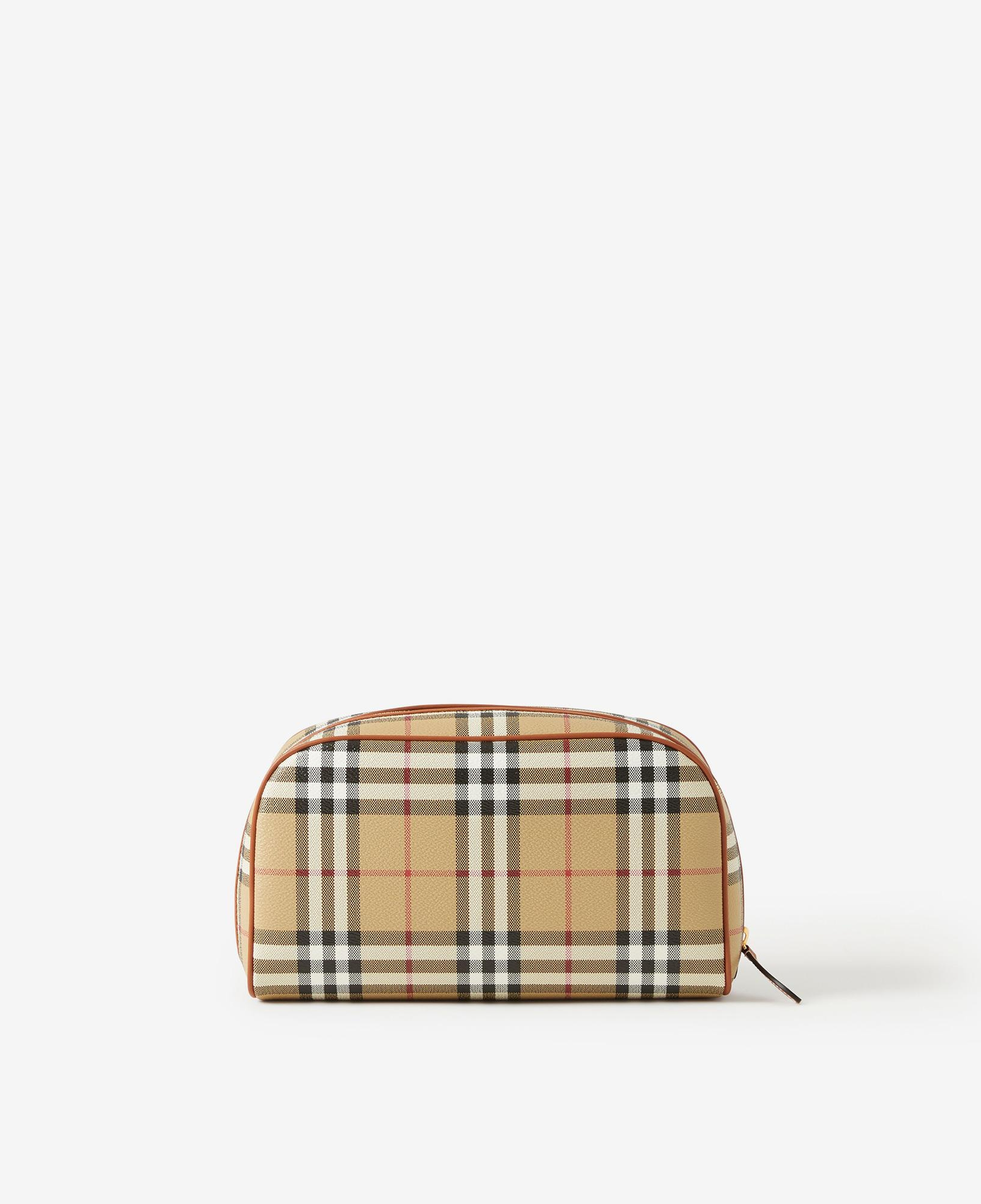 Burberry Cosmetic Medium Travel Pouch Kadın Bej Çanta