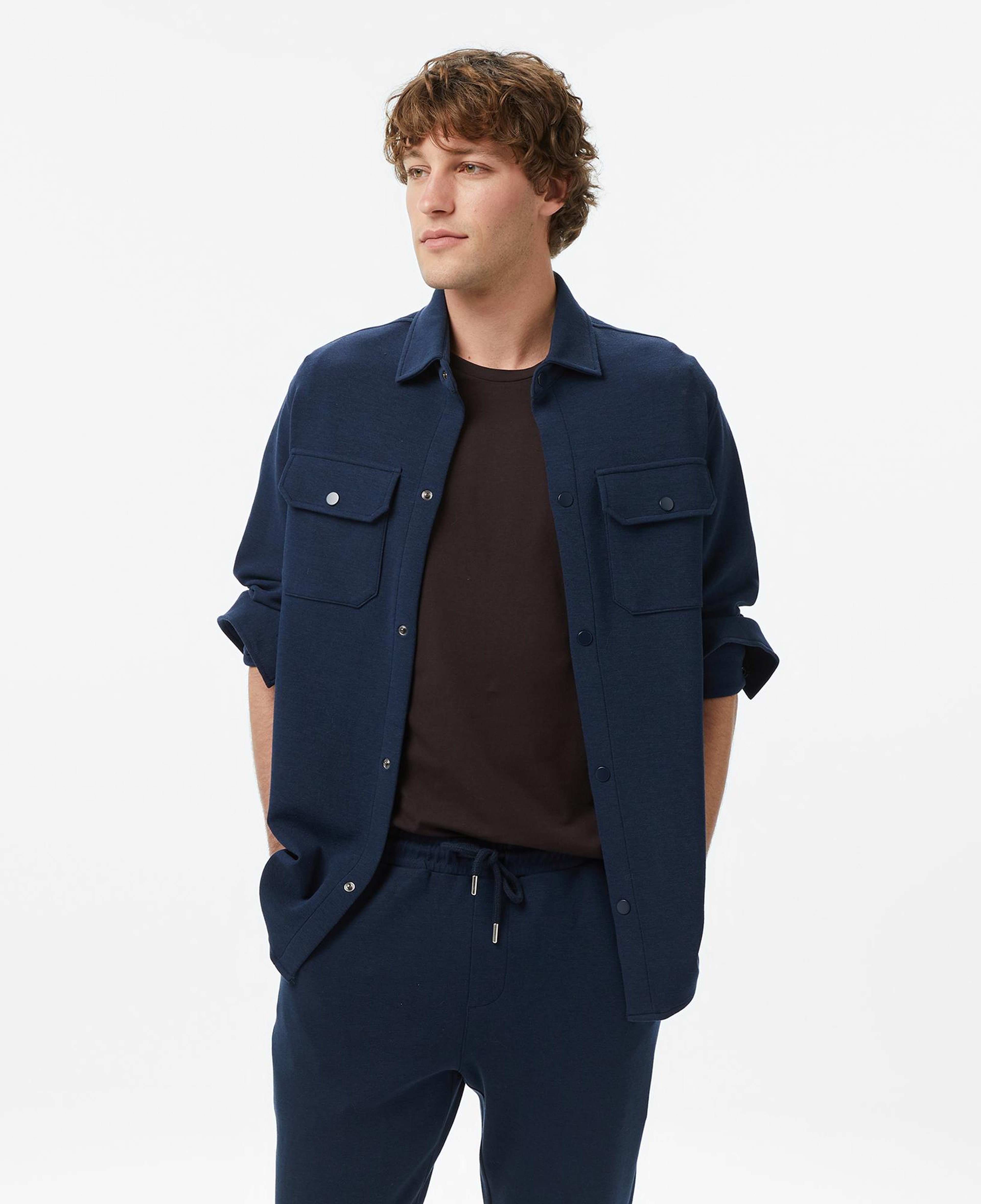 Nautica Erkek Lacivert Classic Fit Gömlek