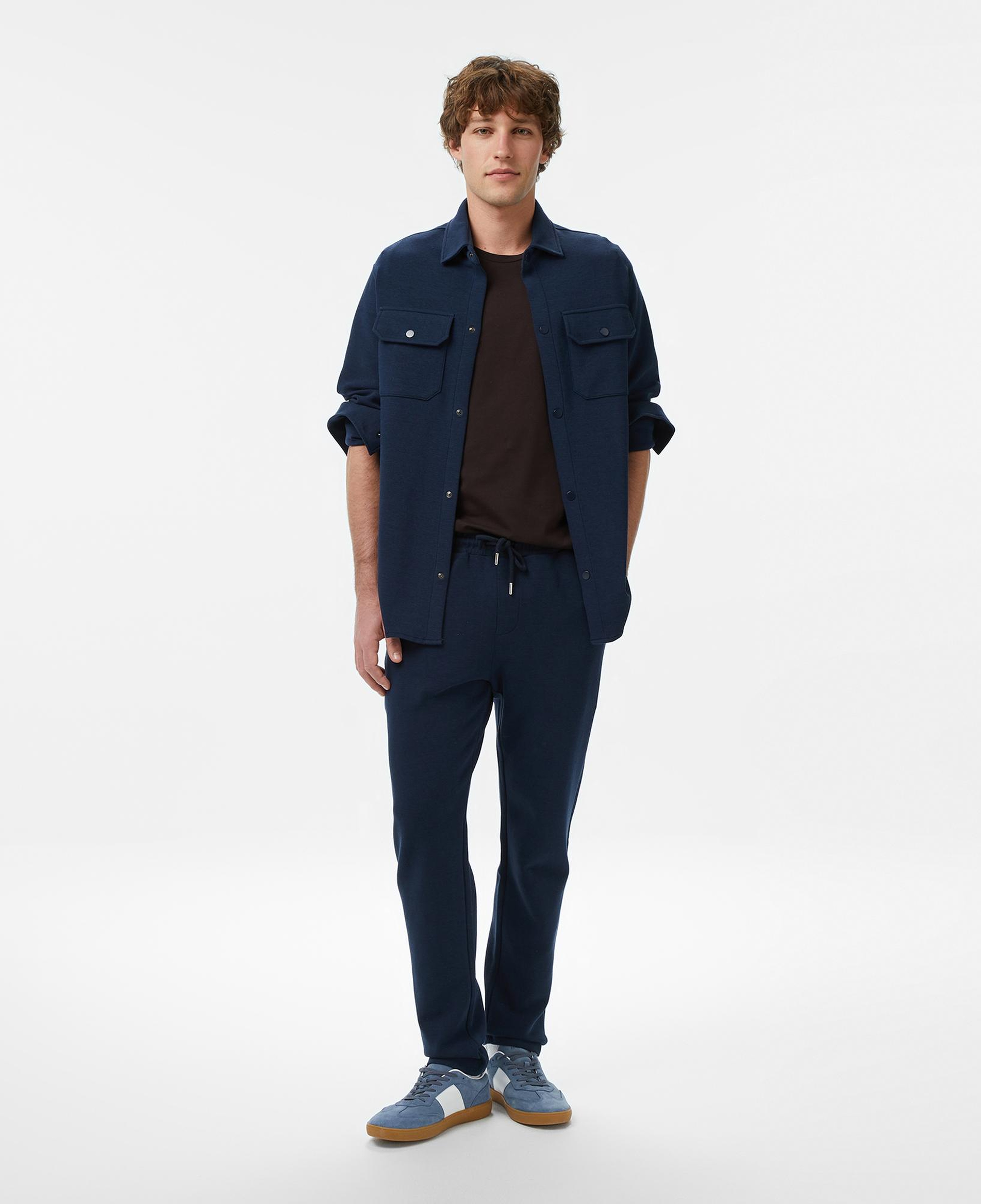 Nautica Erkek Lacivert Classic Fit Gömlek