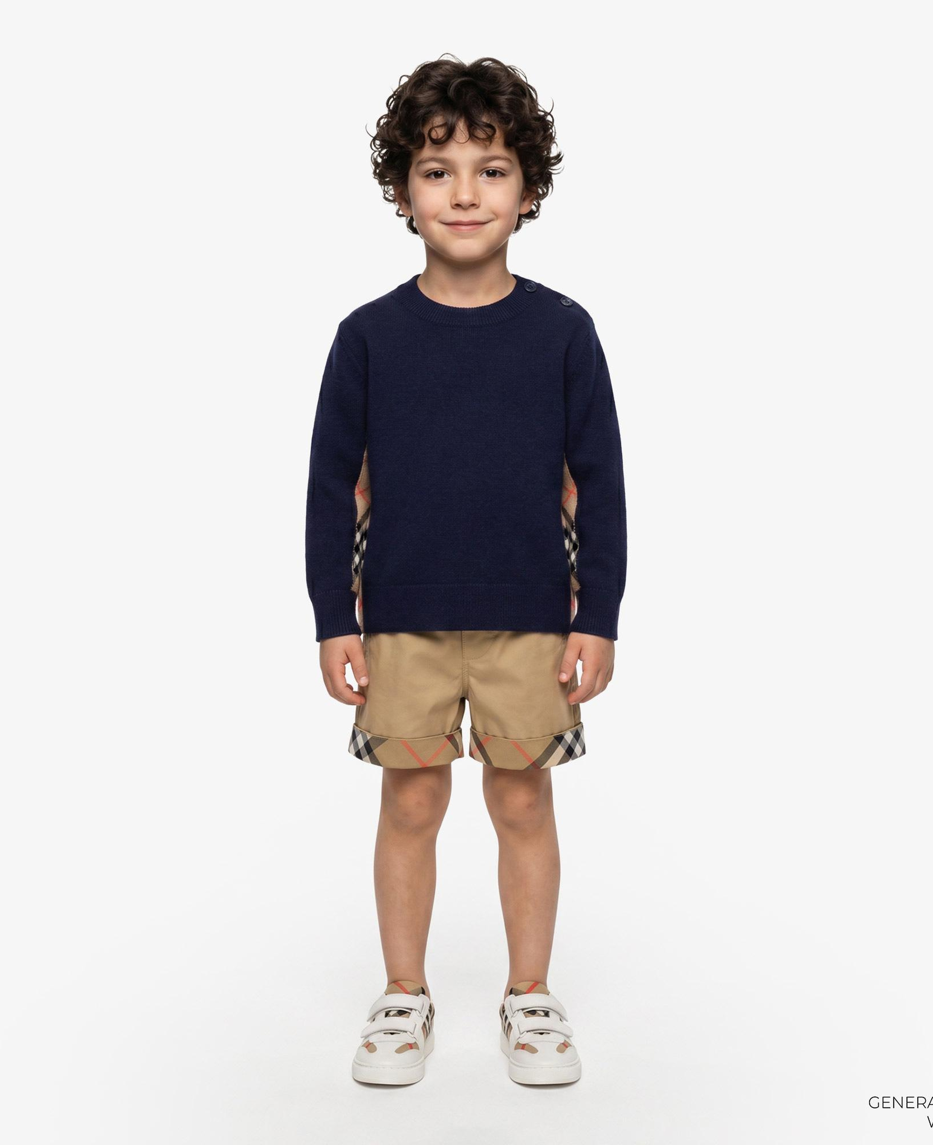 Burberry Bryce Çocuk Lacivert Triko