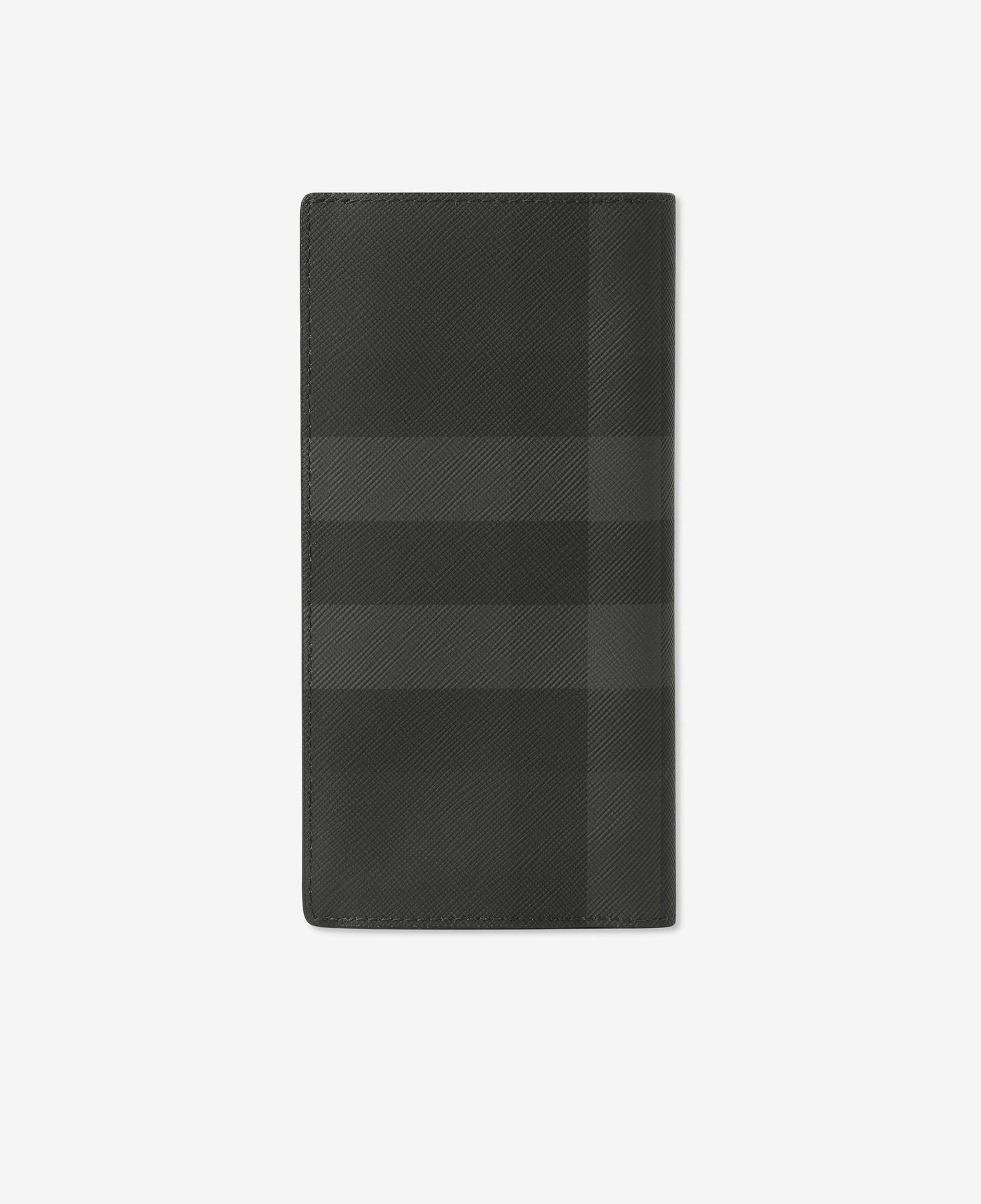 Burberry Check Continental Erkek Gri Cüzdan