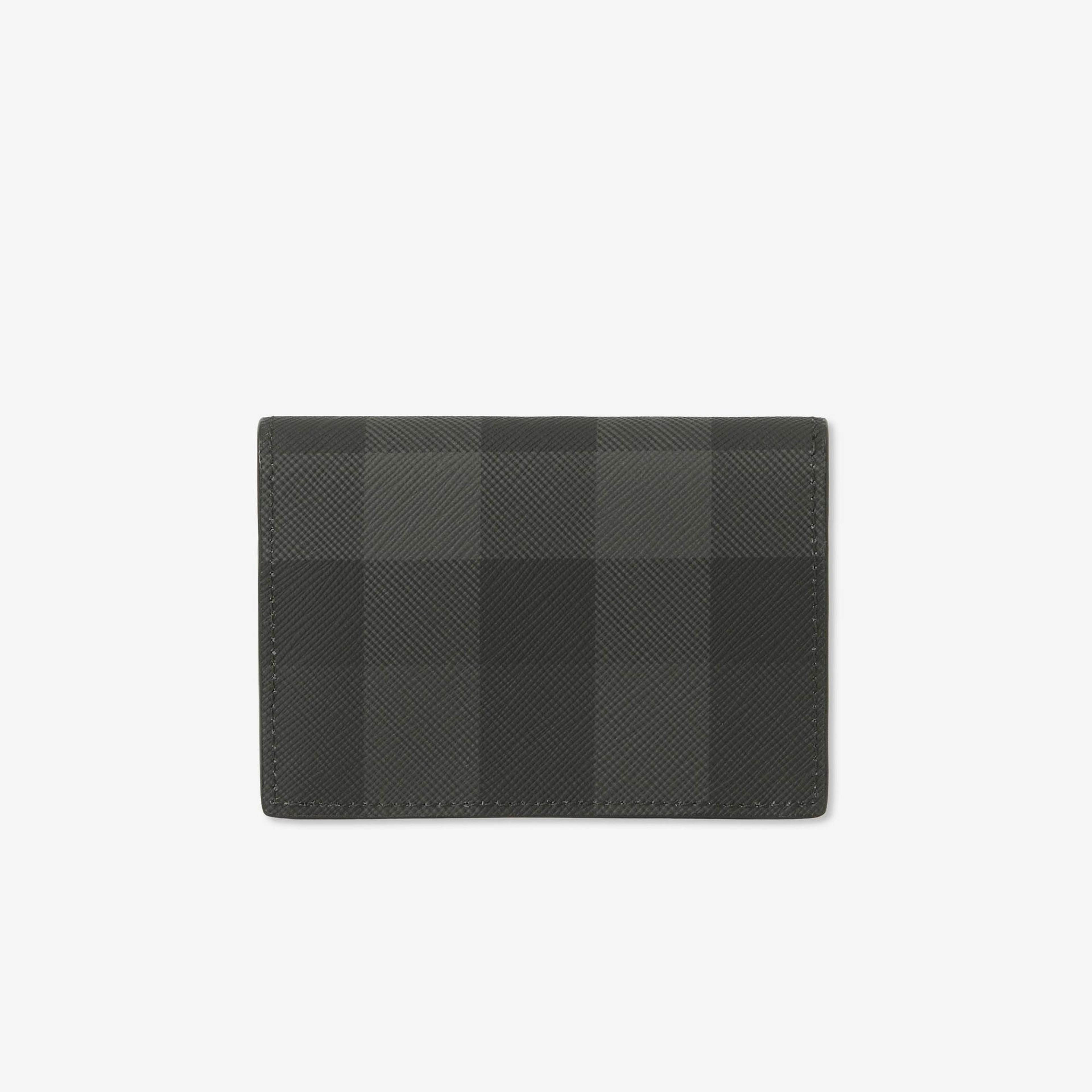 Burberry Check and Leather Erkek Gri Kartlık
