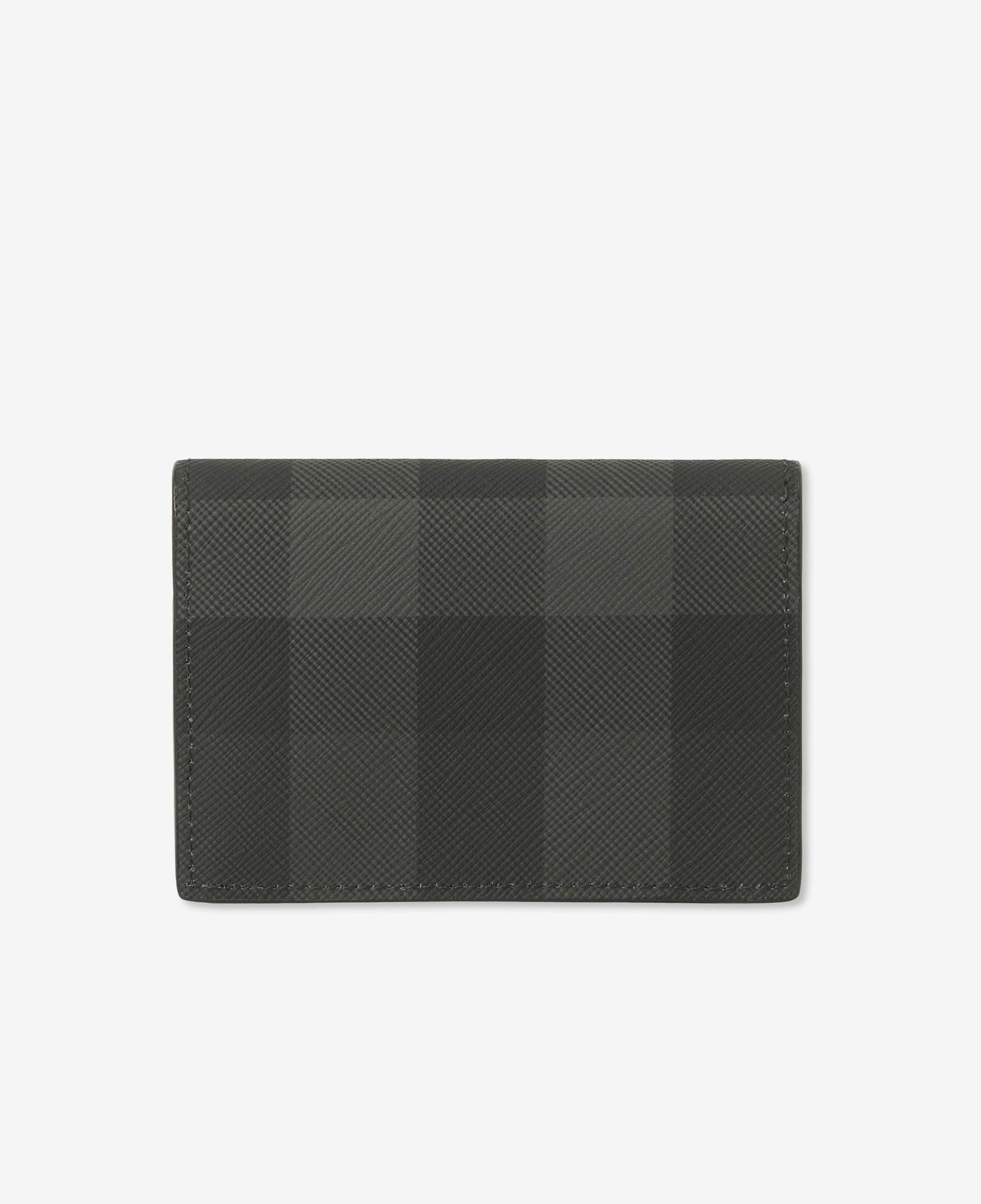 Burberry Check and Leather Erkek Gri Kartlık