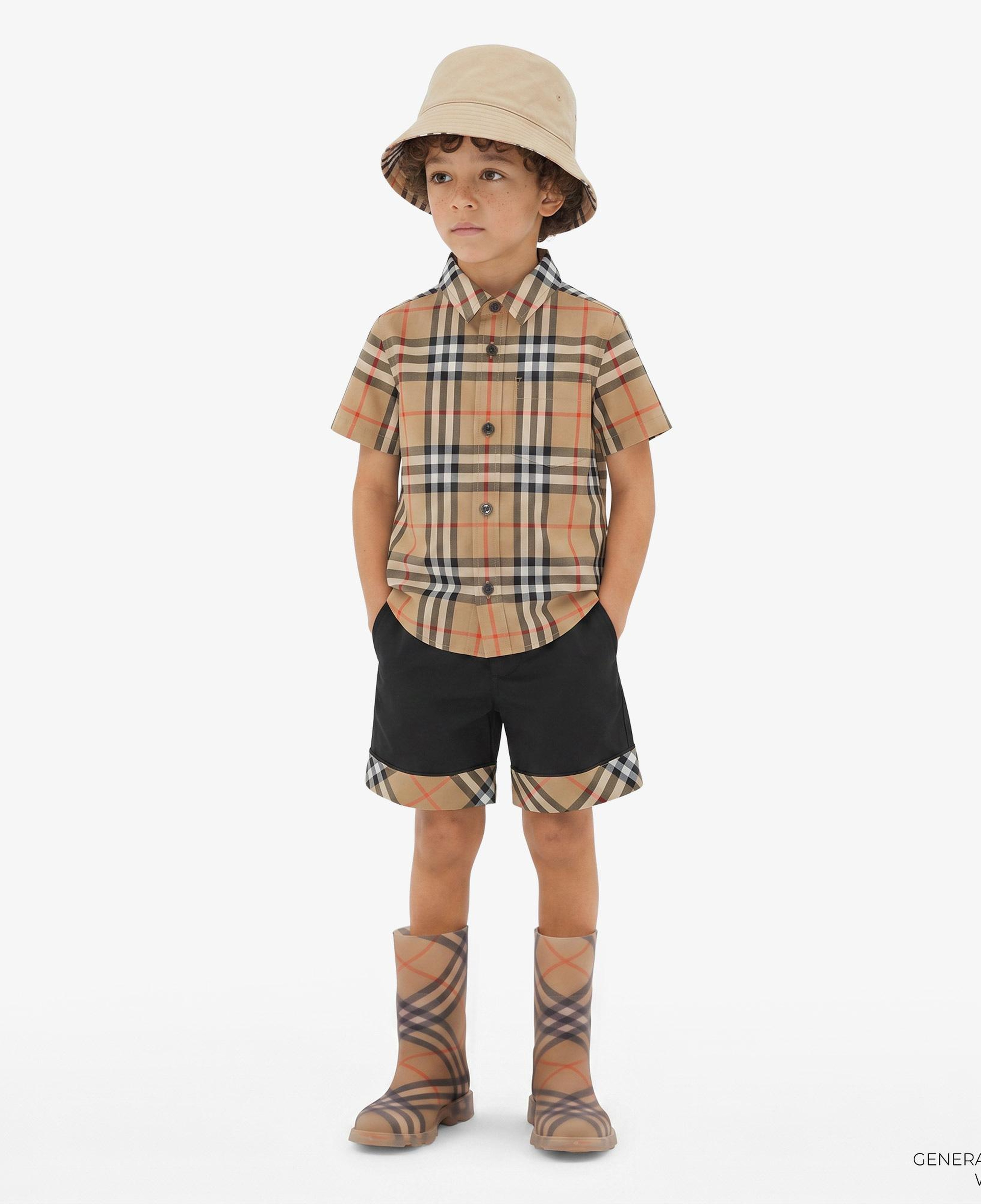 Burberry Oscar Check Çocuk Siyah Şort