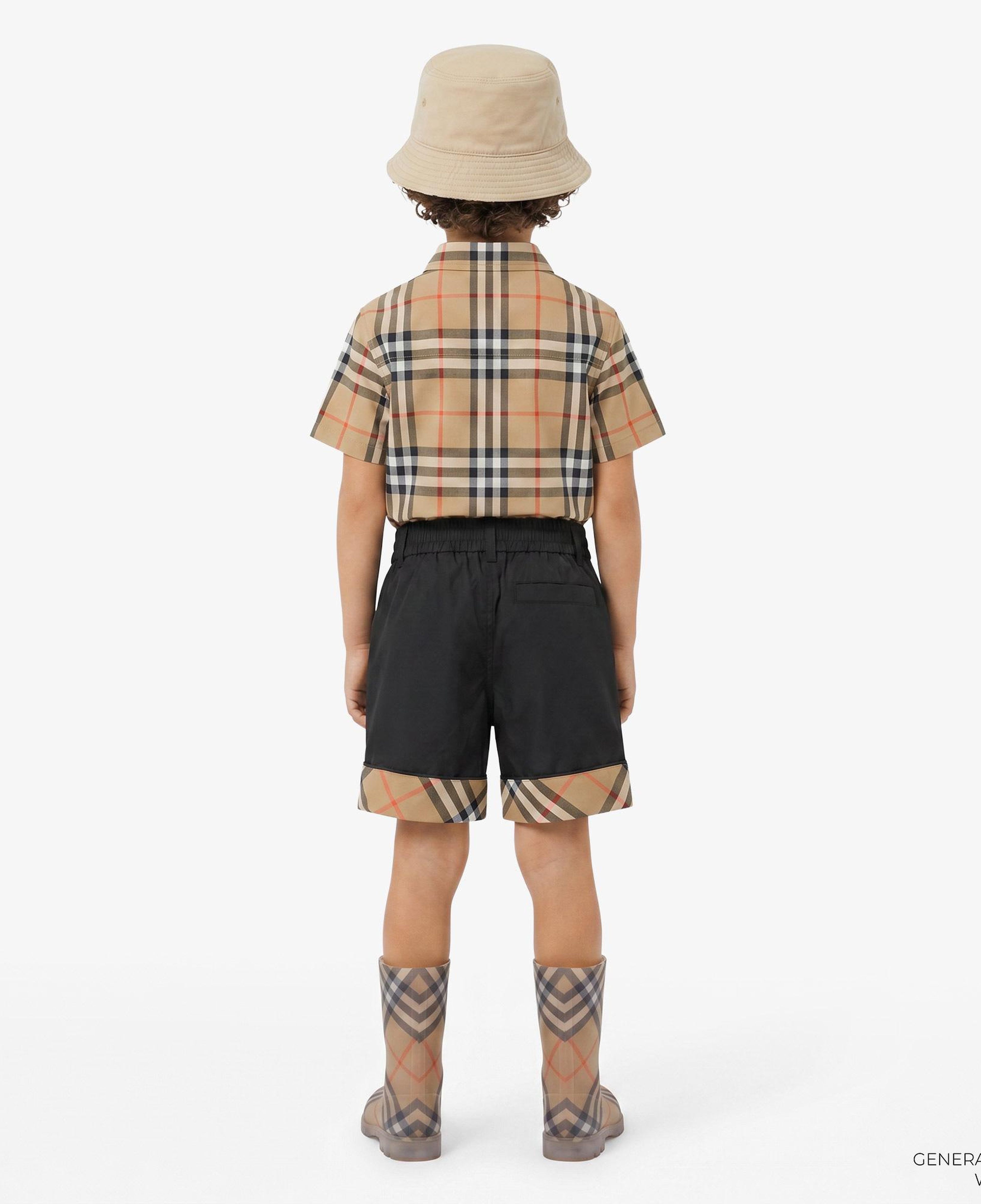 Burberry Oscar Check Çocuk Siyah Şort