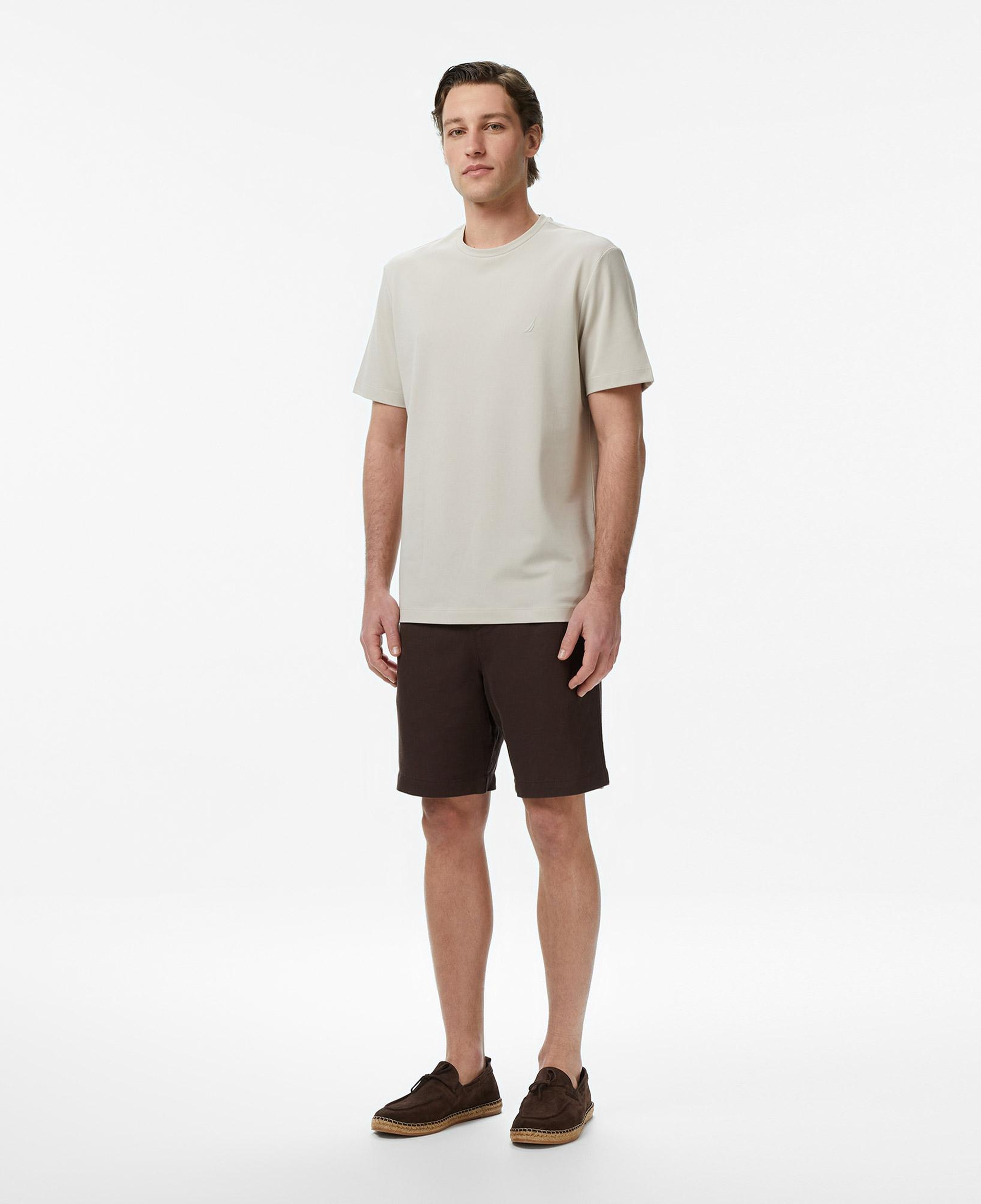 Nautica Erkek Bej Regular Fit T-Shirt