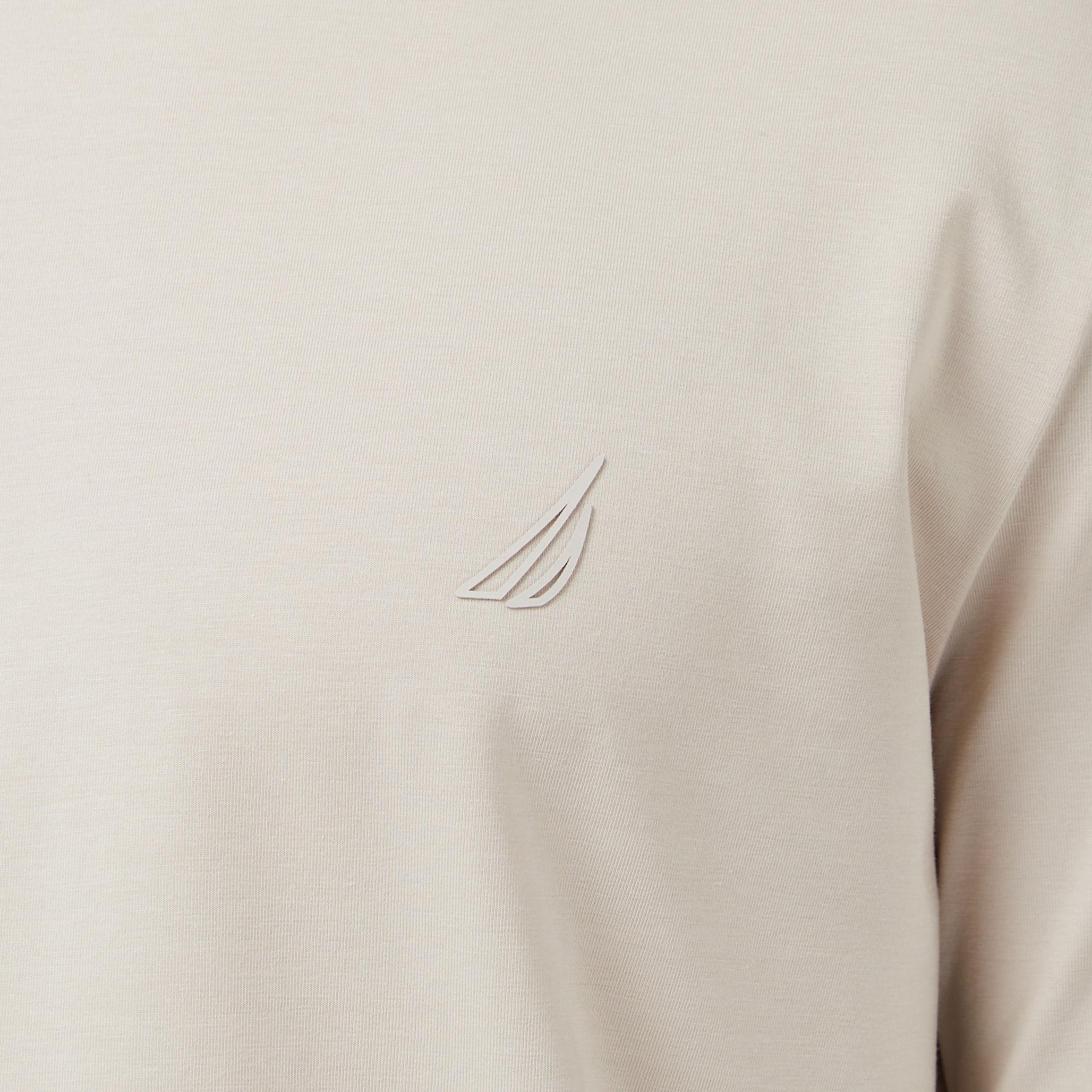Nautica Erkek Bej Regular Fit T-Shirt