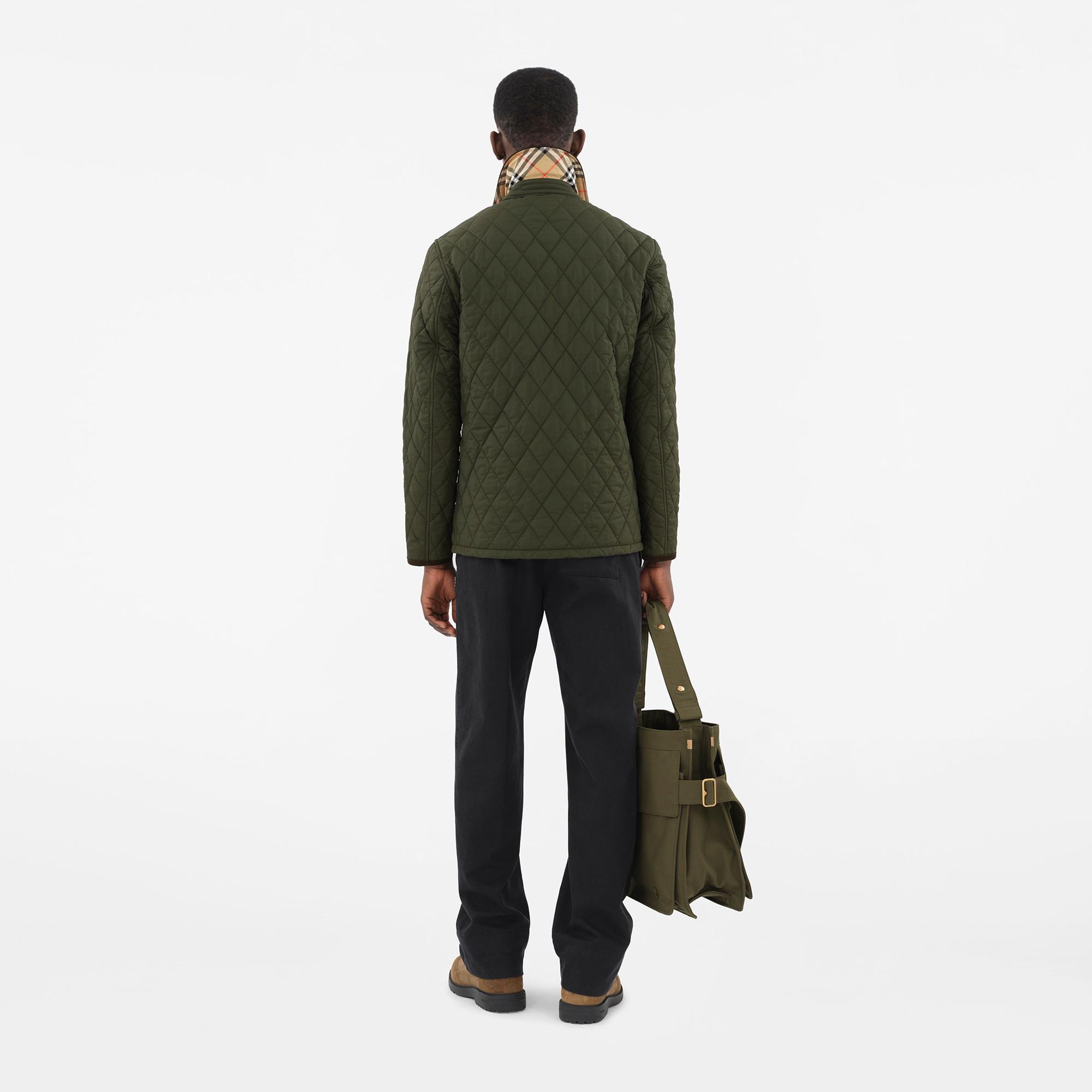 Burberry Haddington Quilted Nylon Barn Erkek Haki Mont