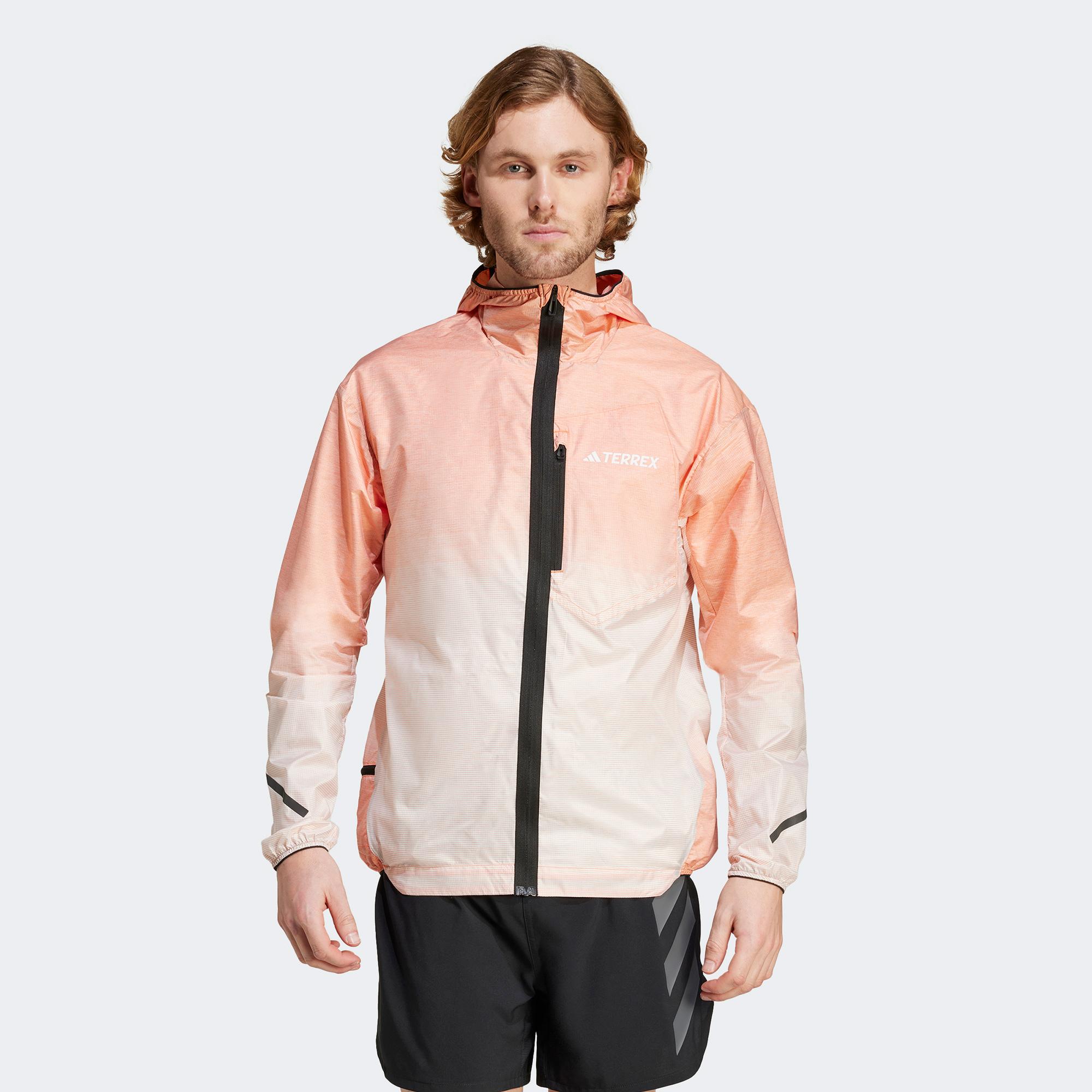 adidas Terrex Xperior Light Windweave Erkek Turuncu Koşu Rüzgarlık