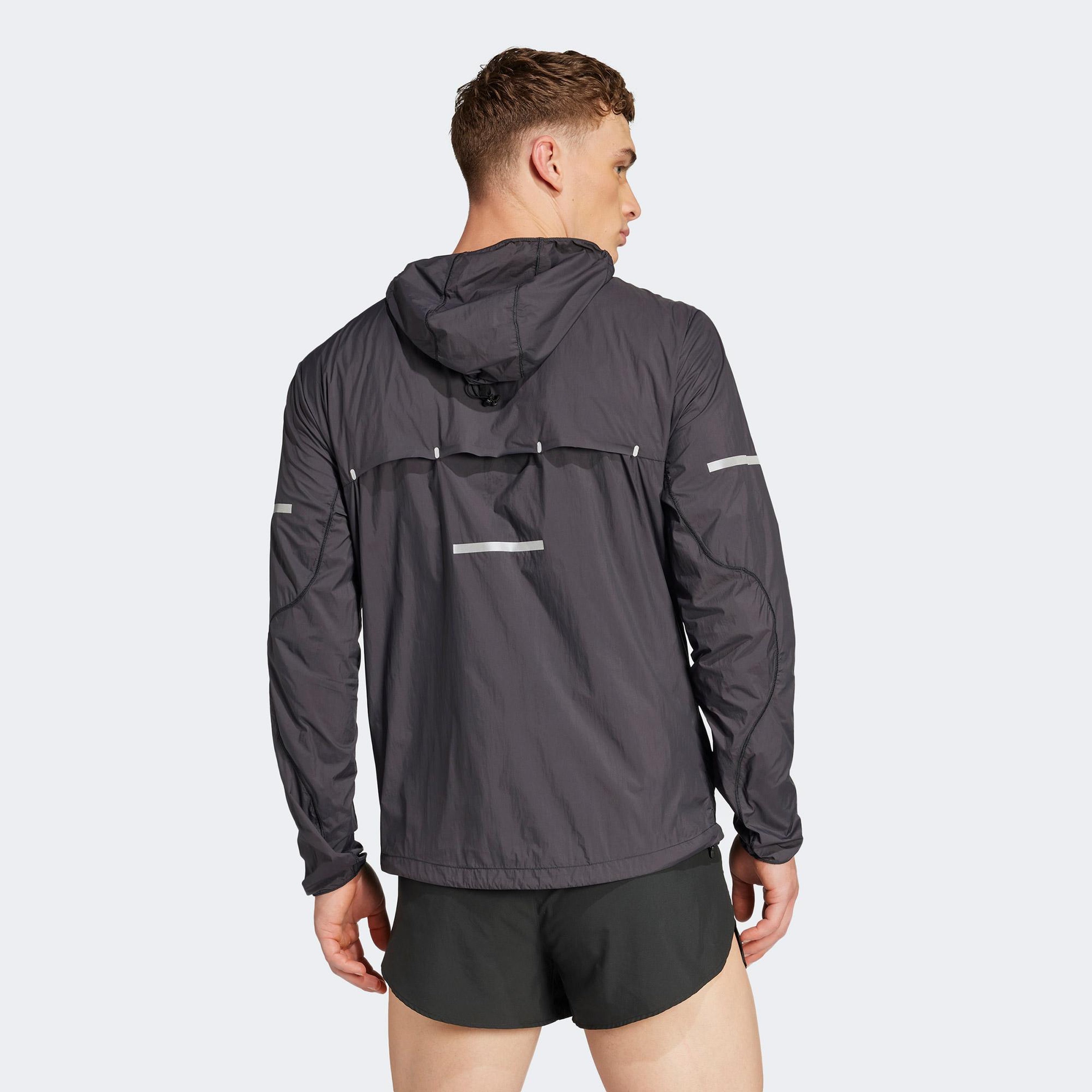 adidas Ultimate Uv Erkek Siyah Koşu Rüzgarlık
