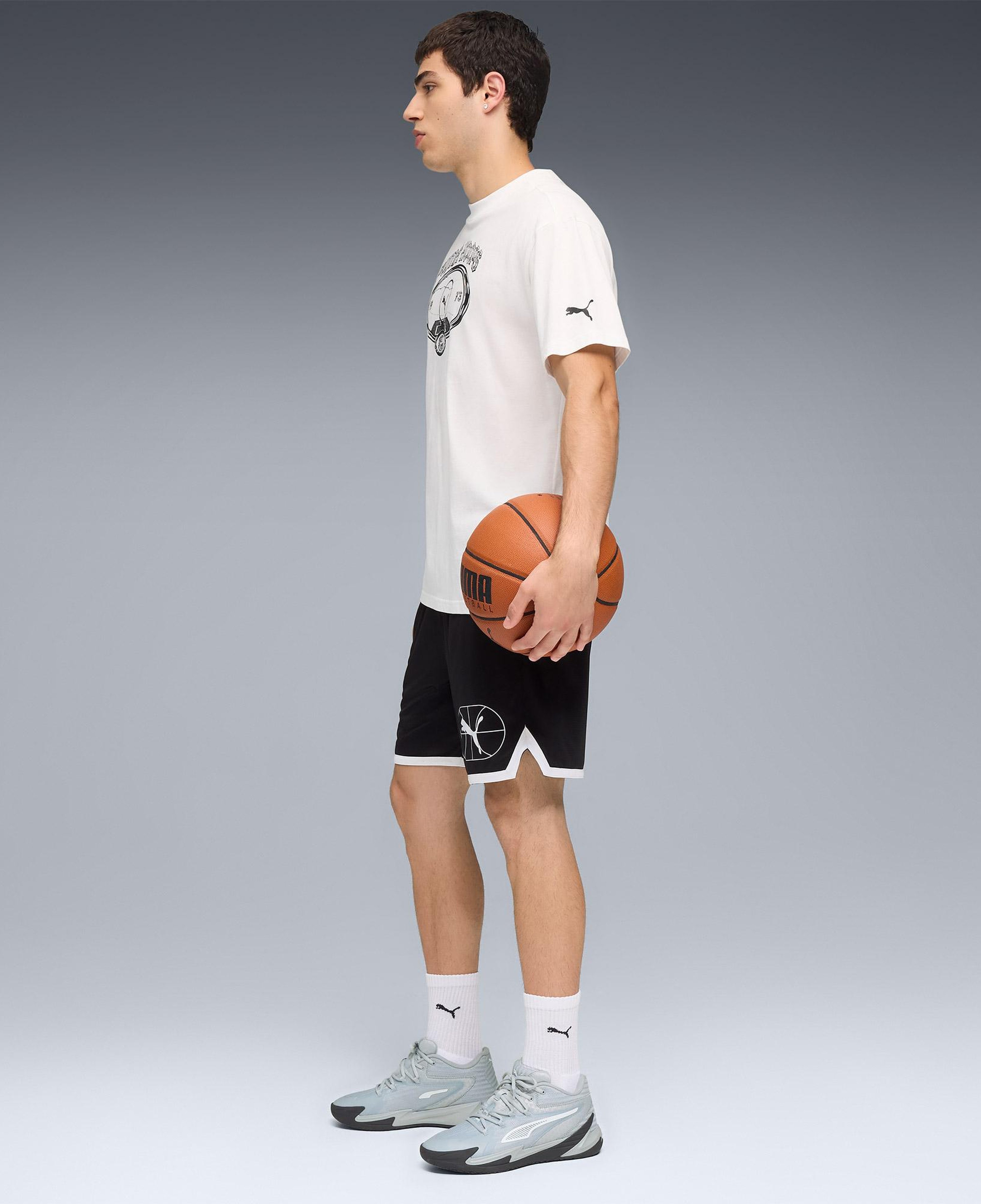 Puma Dagger Erkek Gri Basketbol Ayakkabısı