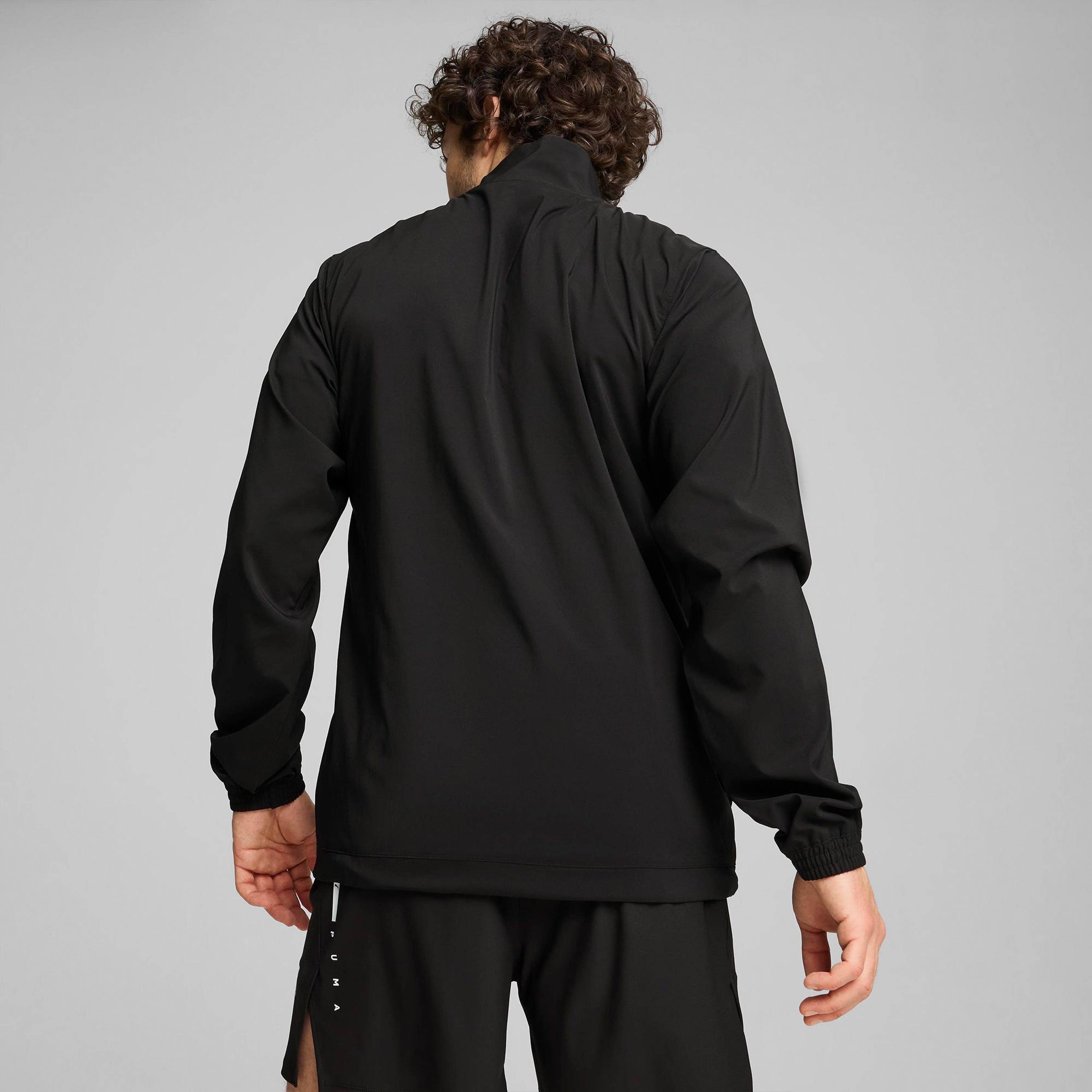 Puma FIT Trend Woven Erkek Siyah Günlük Ceket