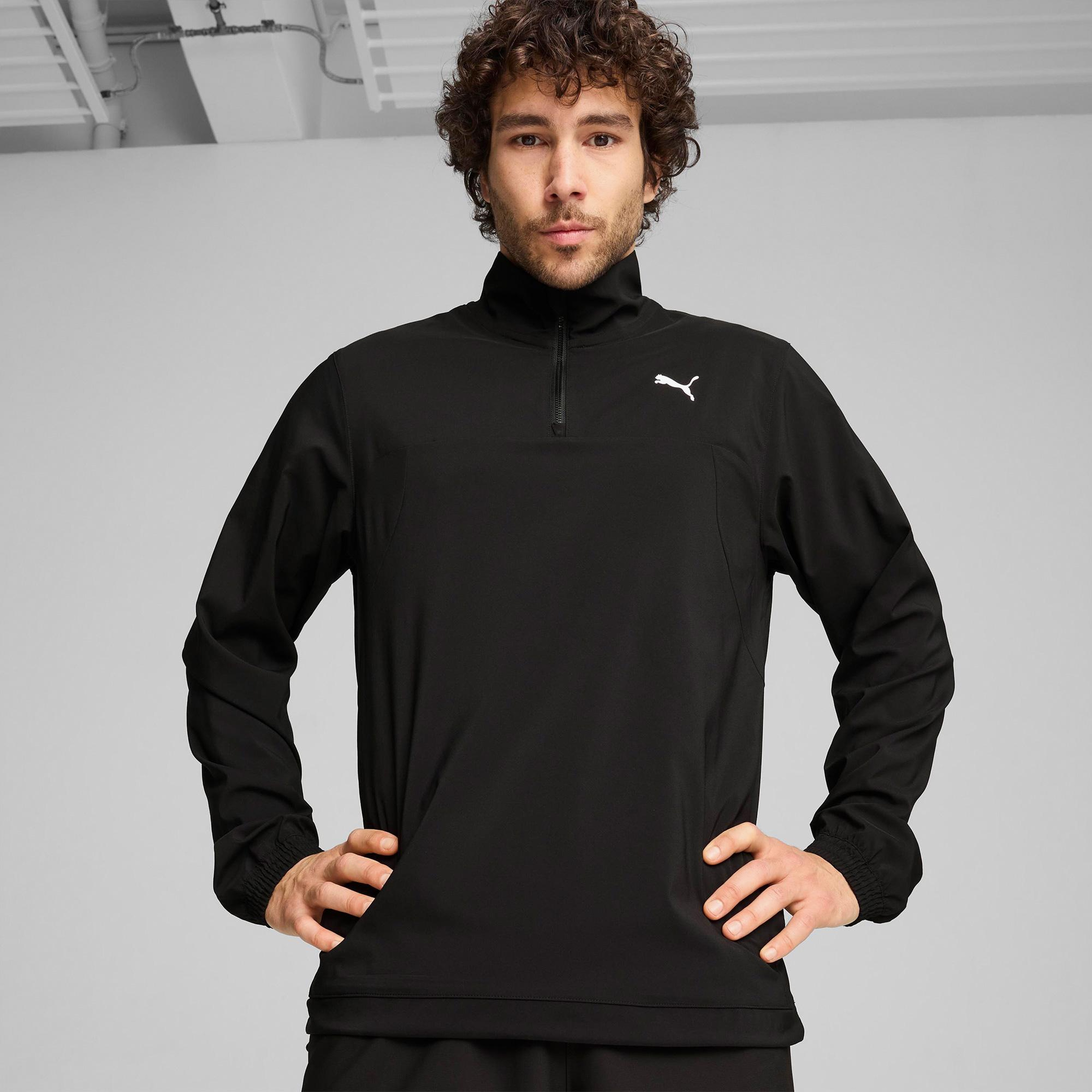 Puma FIT Trend Woven Erkek Siyah Günlük Ceket