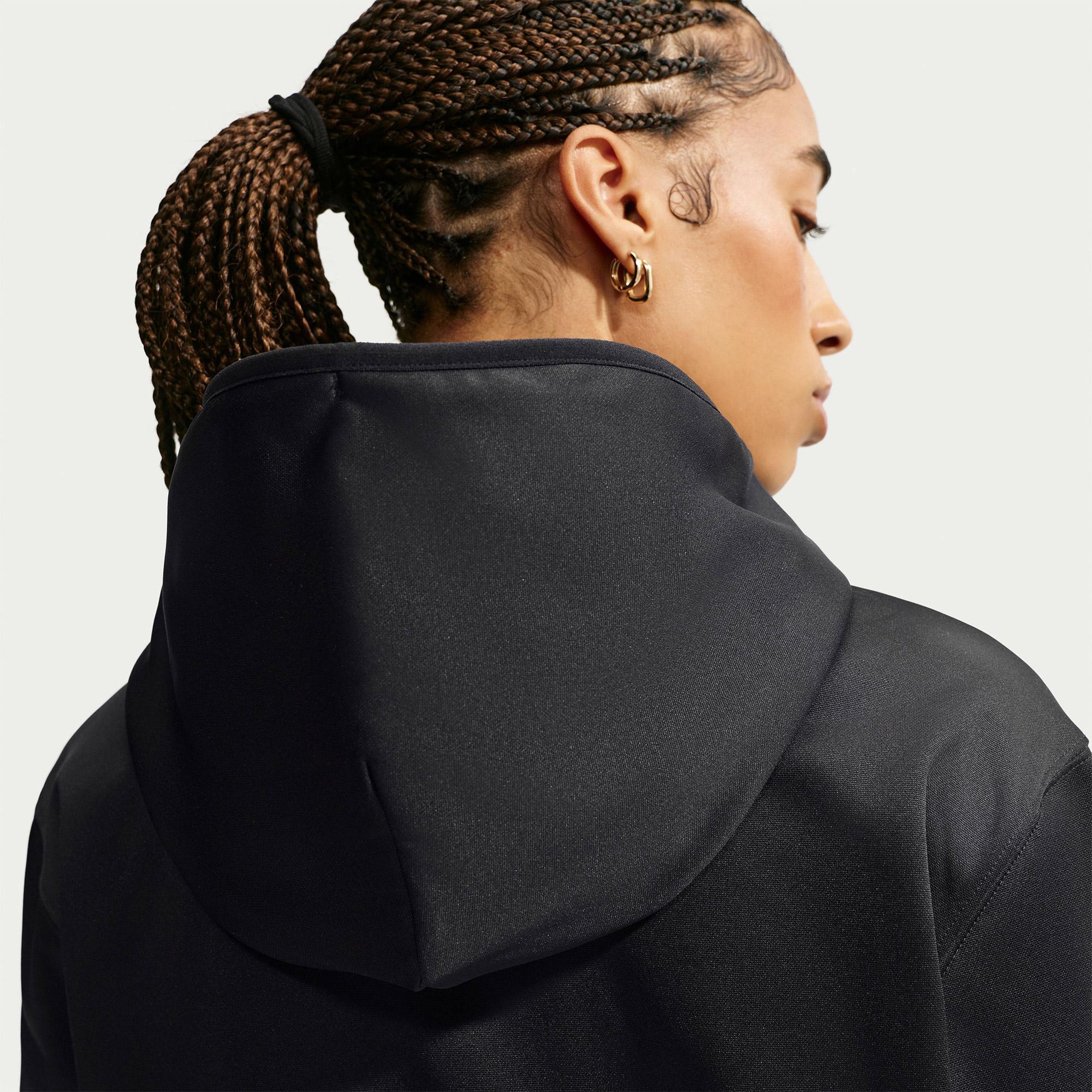 Nike Therma-Fit Studio Fleece Sport Kadın Siyah Eşofman Üstü