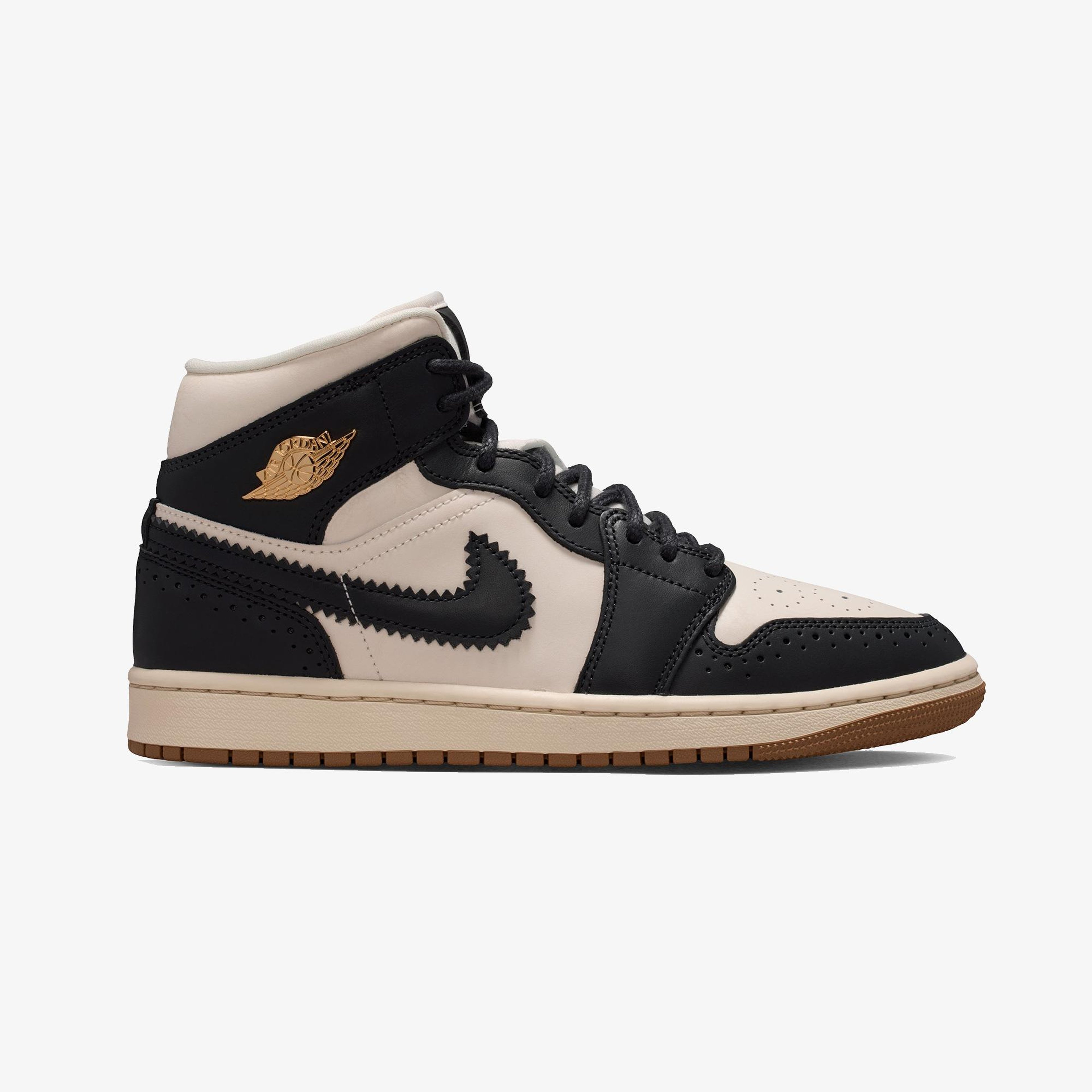 Jordan Air 1 Mid SE Kadın Siyah Spor Ayakkabı