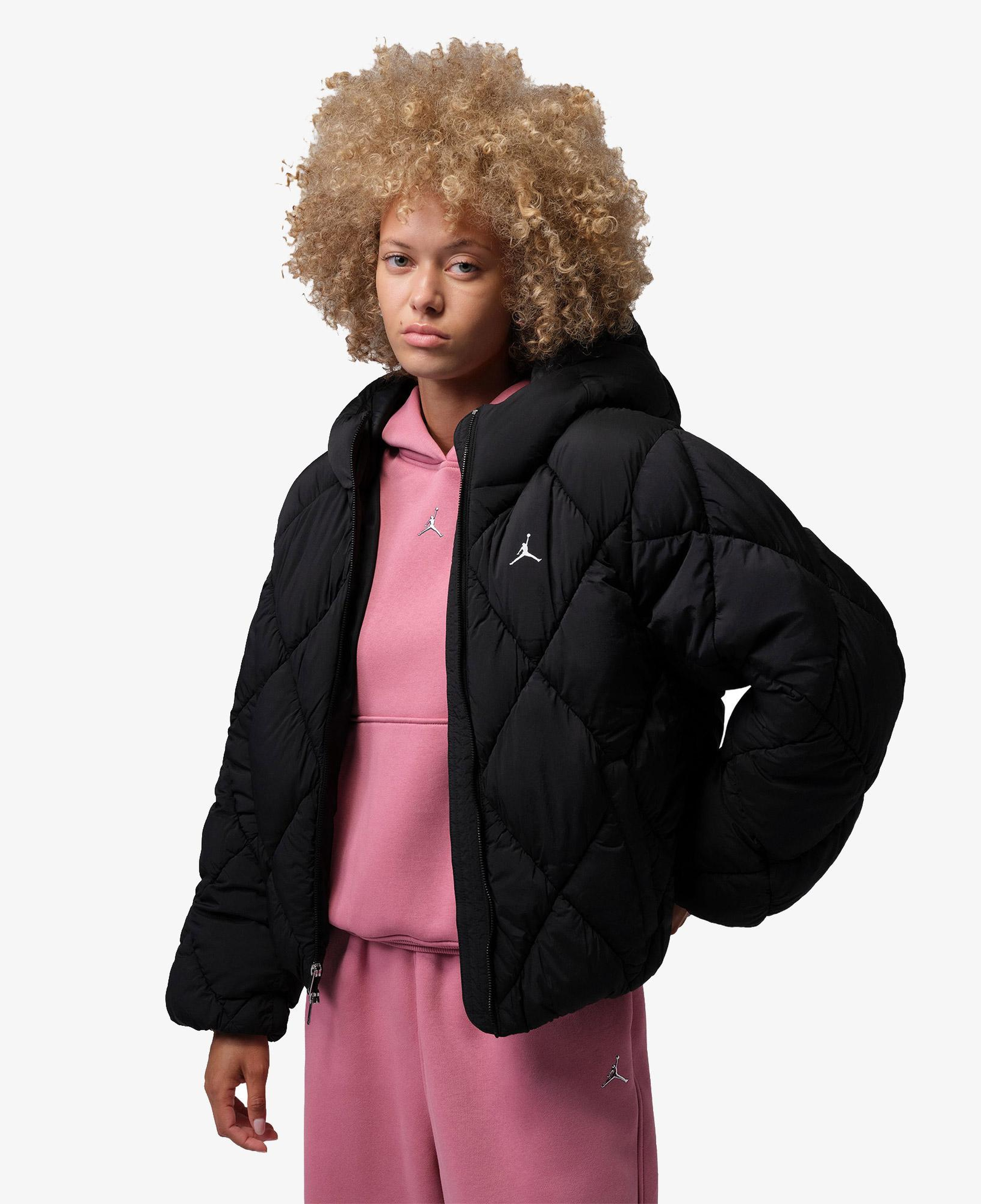 Jordan Brooklyn Puffer Kadın Siyah Mont