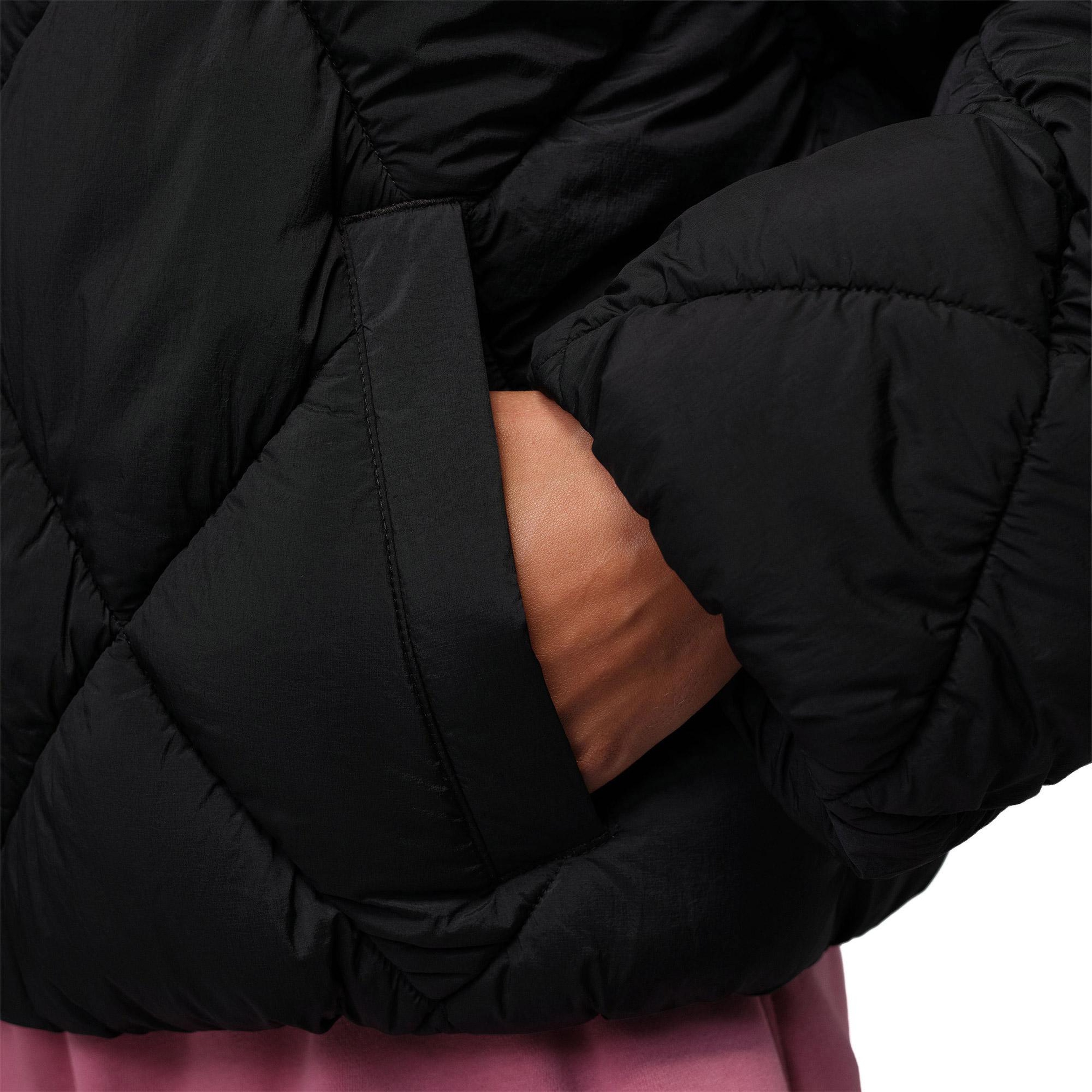 Jordan Brooklyn Puffer Kadın Siyah Mont