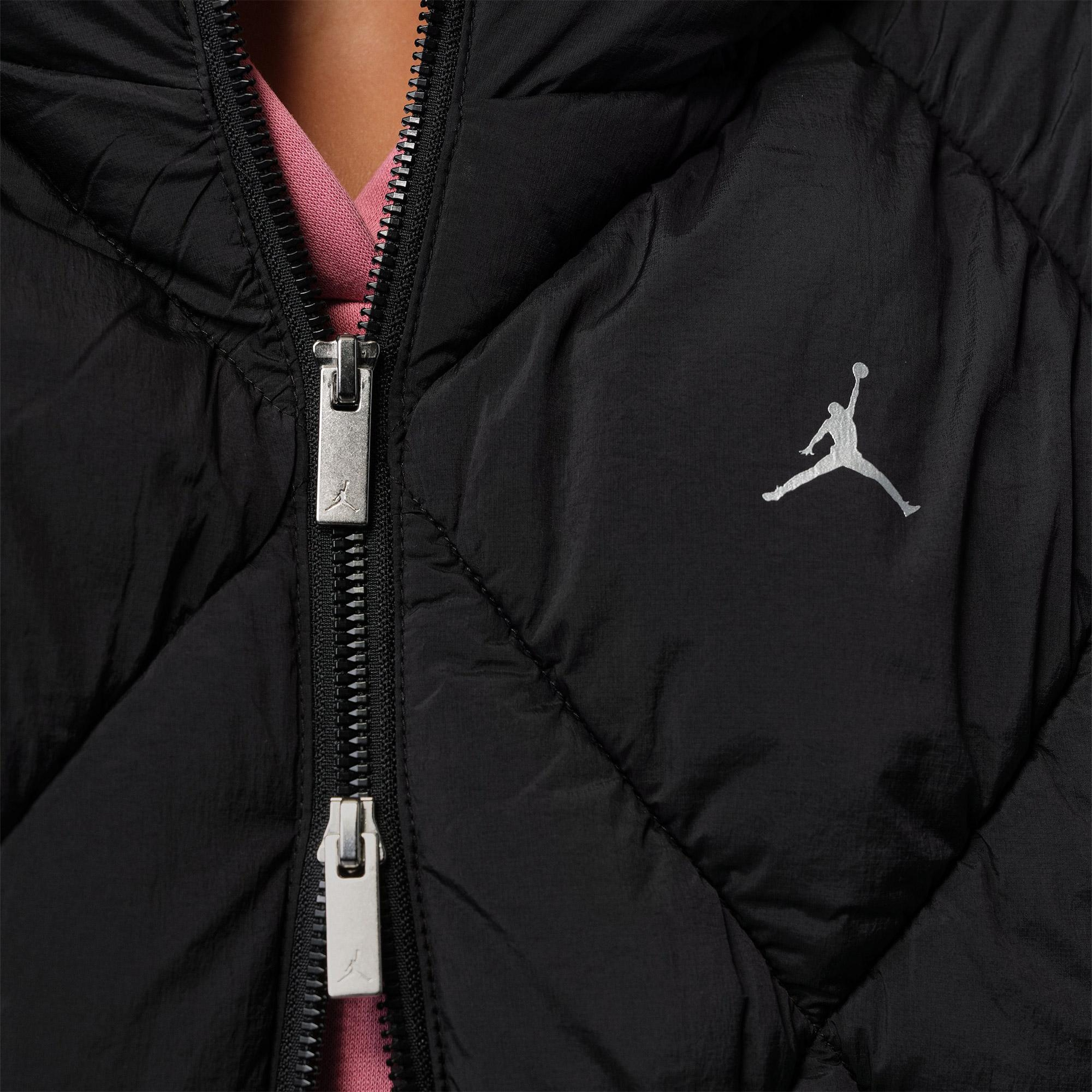 Jordan Brooklyn Puffer Kadın Siyah Mont