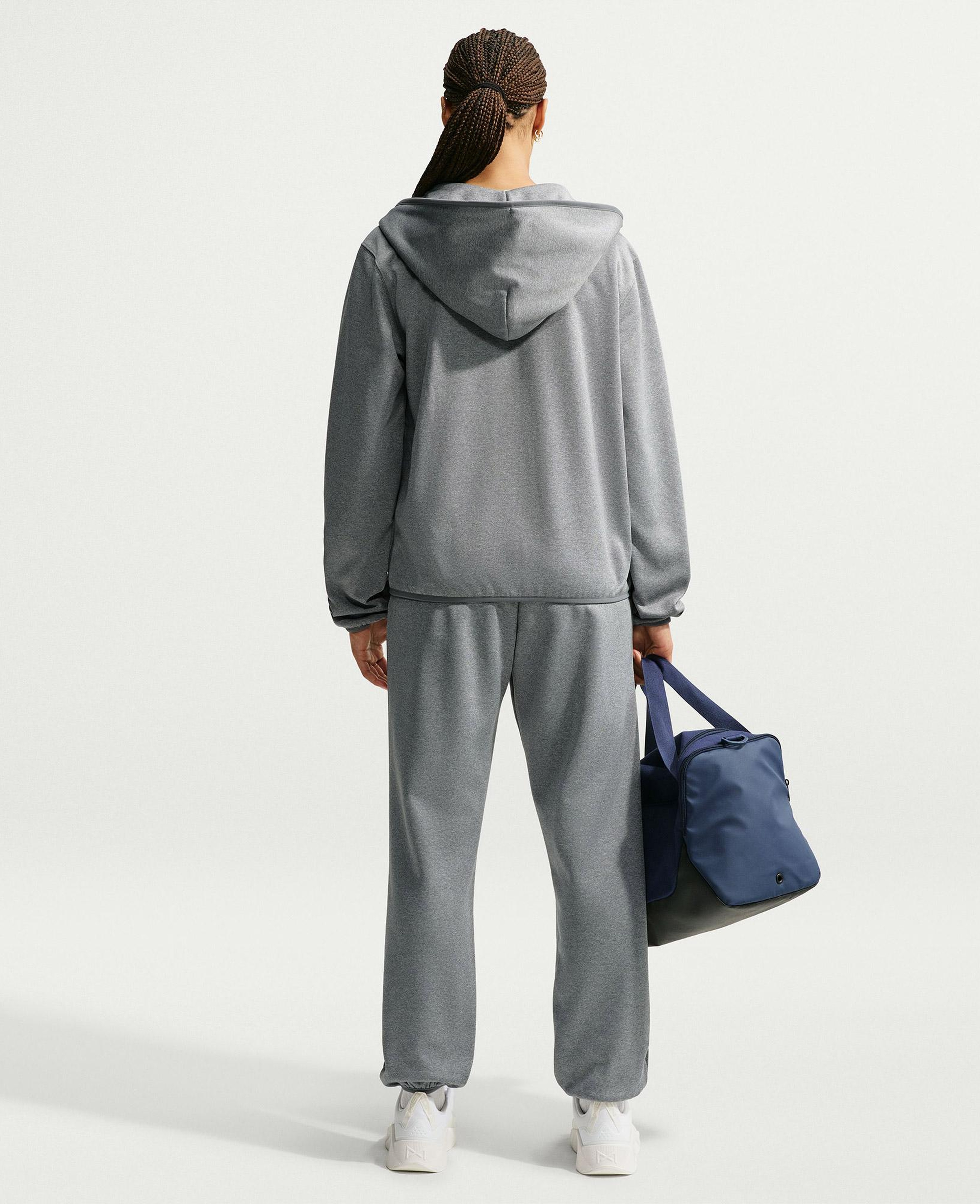 Nike Therma-Fit Studio Fleece Sport Kadın Gri Eşofman Altı