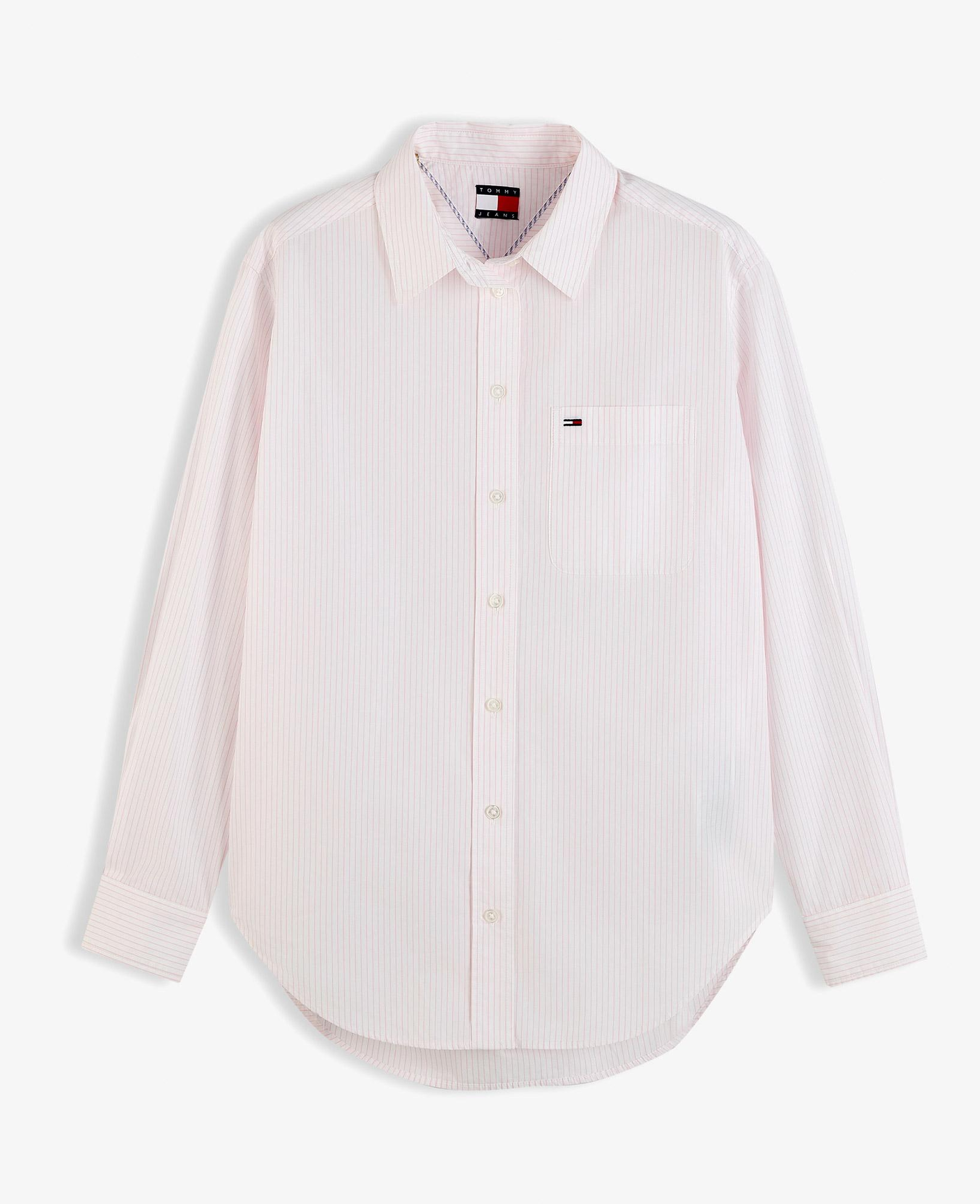 Tommy Hilfiger Essential Kadın Pembe Gömlek