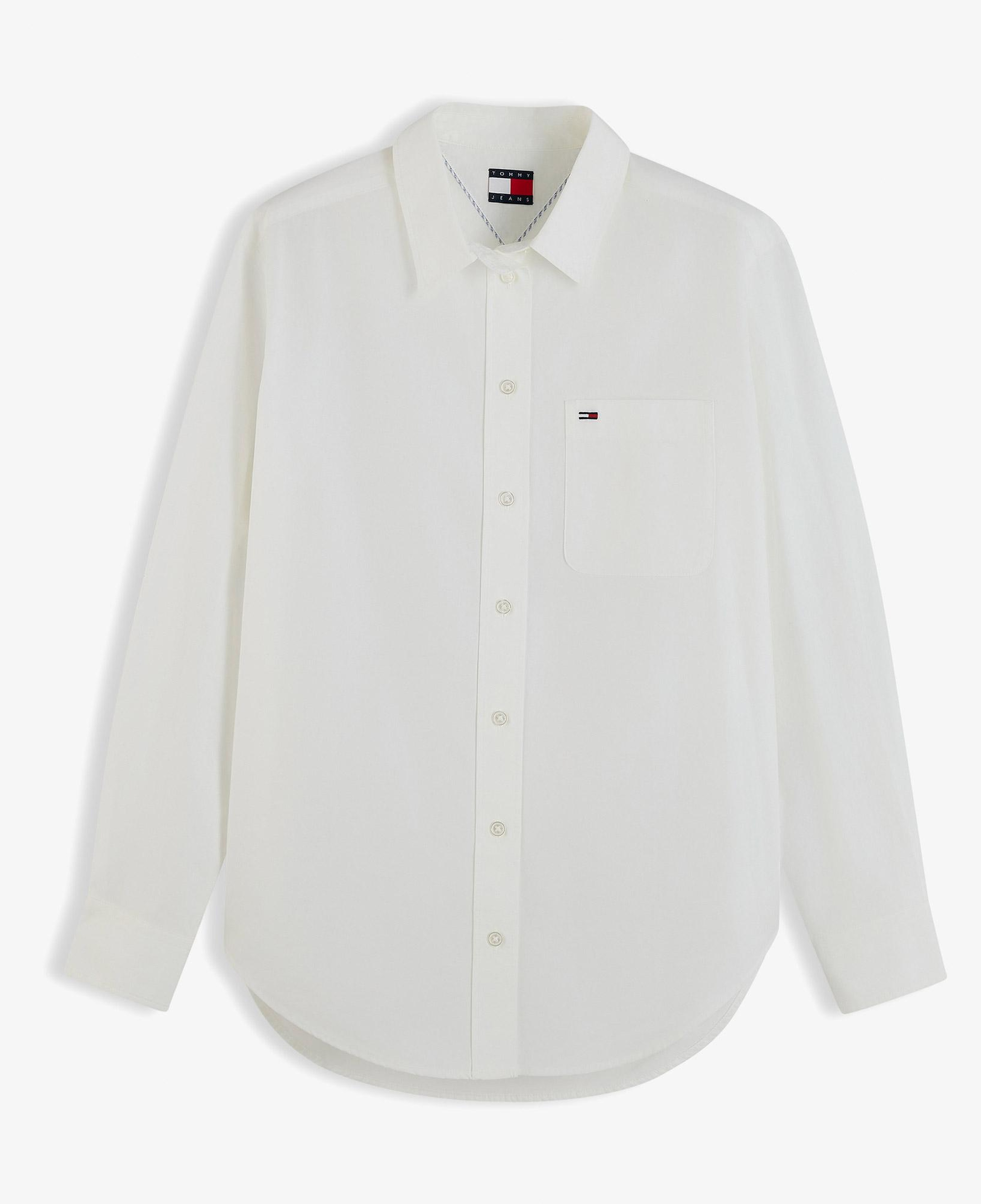 Tommy Hilfiger Essential Kadın Beyaz Gömlek