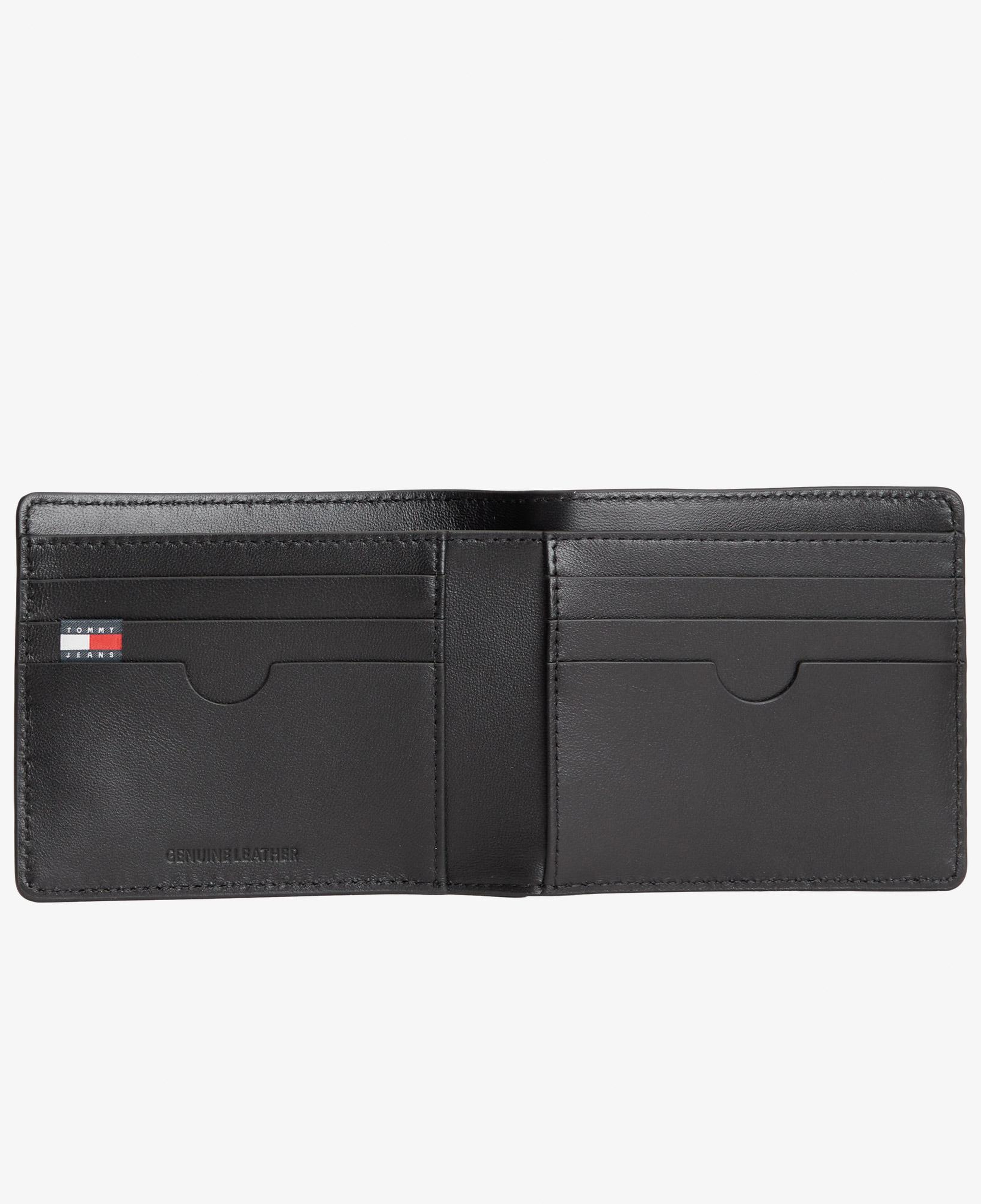 Tommy Hilfiger Heritage Leather Erkek Siyah Kartlık