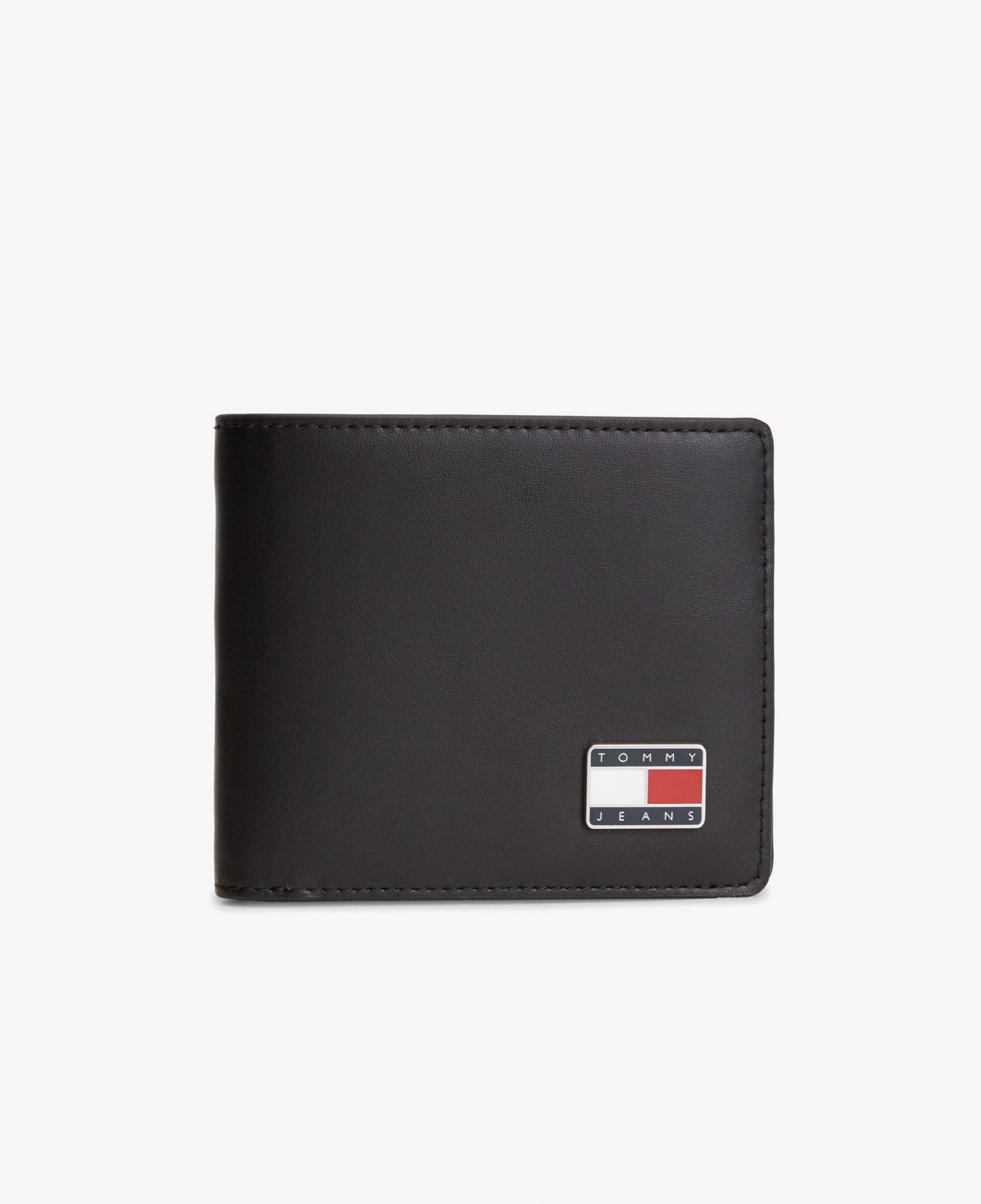 Tommy Hilfiger Heritage Leather Erkek Siyah Kartlık