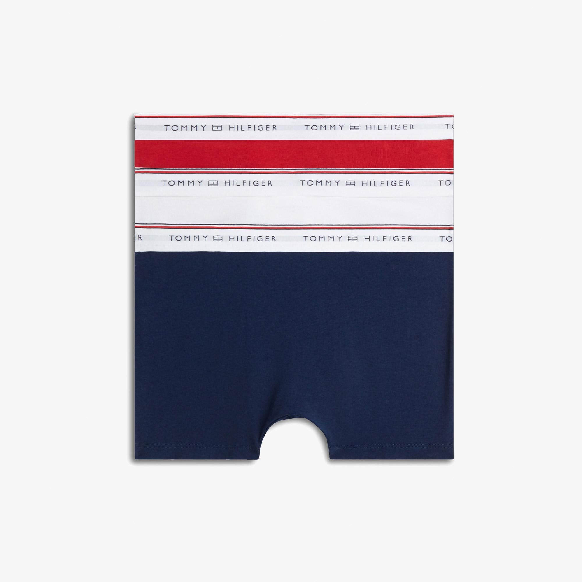 Tommy Hilfiger 3'lü Trunk Erkek Yeşil Boxer
