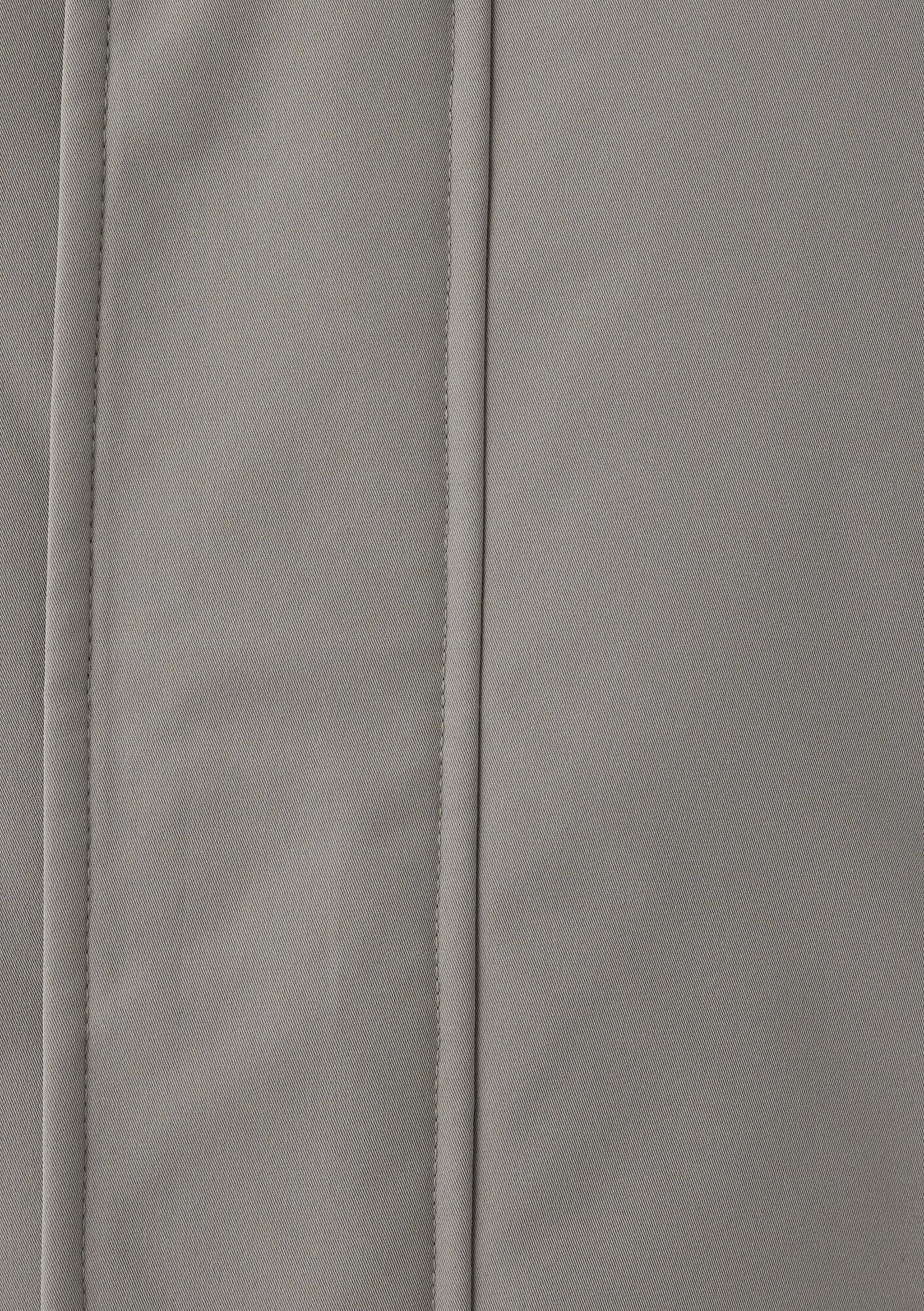 Mavi Kapüşonlu Gri Şişme Mont Loose Fit / Bol Rahat Kesim 0110833-70321