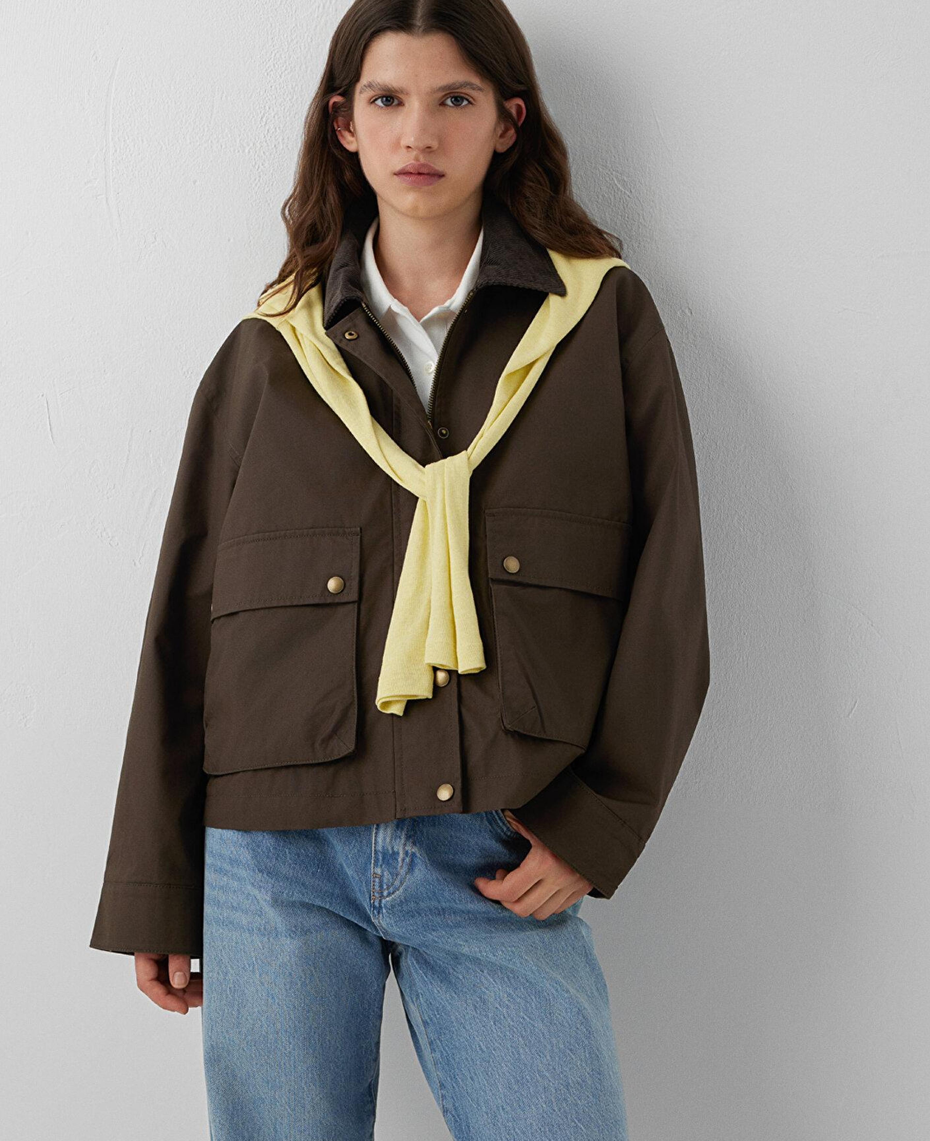 Mavi Yeşil Ceket Loose Fit / Bol Rahat Kesim 1110916-71541