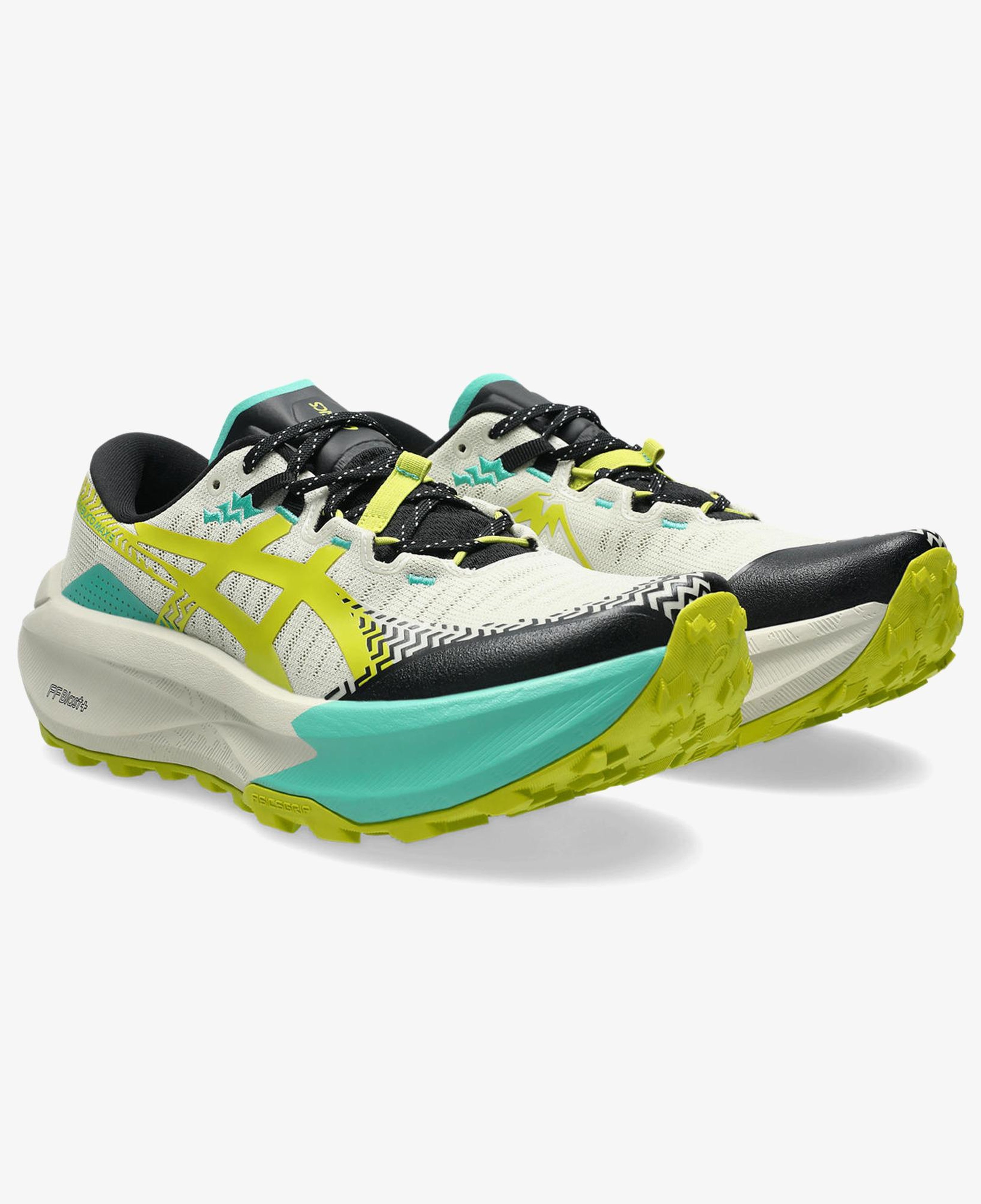 Asics Trabuco Max 5 Erkek Krem Koşu Ayakkabısı