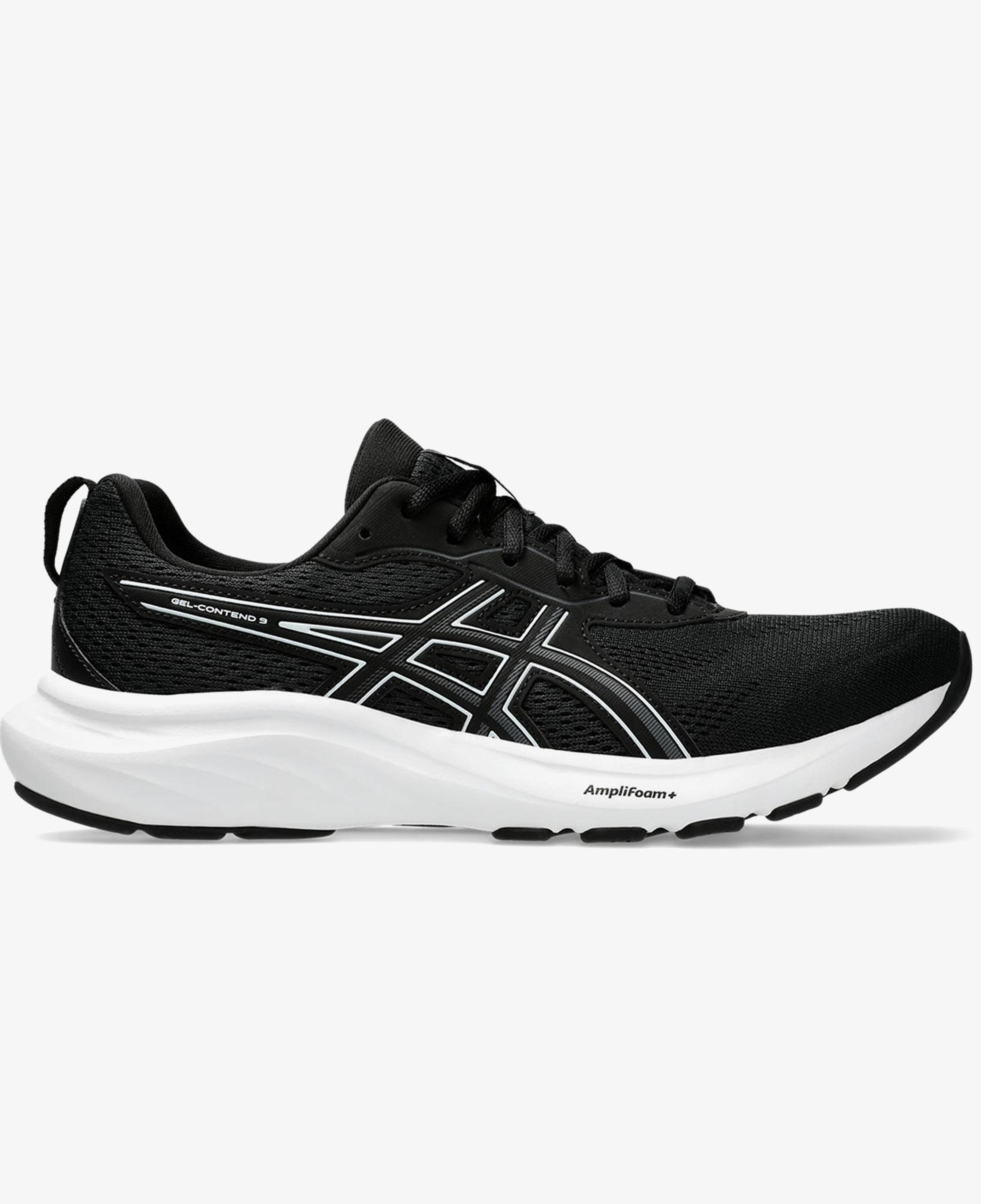 Asics Gel Contend 9 Erkek Siyah Koşu Ayakkabısı