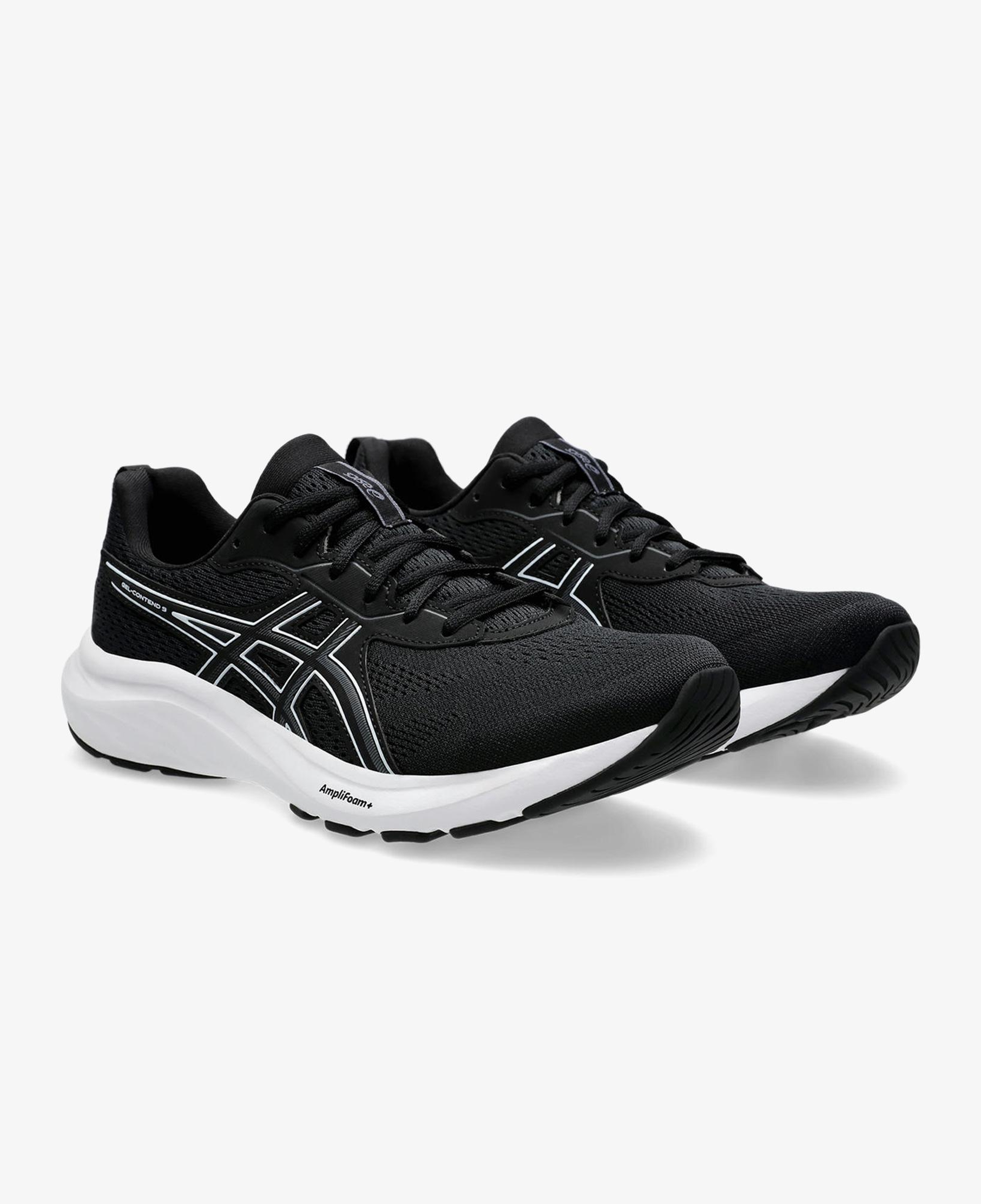 Asics Gel Contend 9 Erkek Siyah Koşu Ayakkabısı