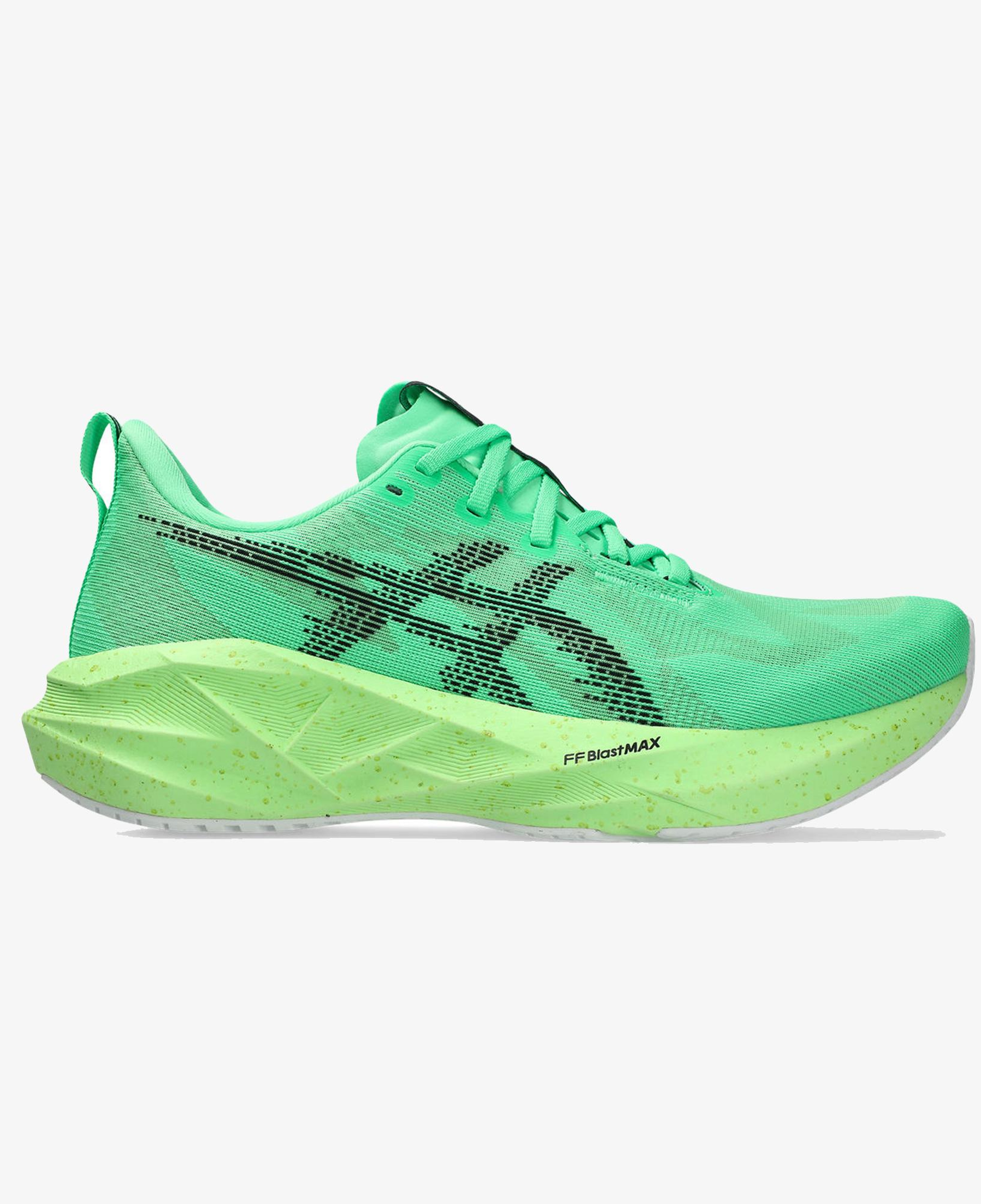 Asics Novablast 5 Erkek Yeşil Koşu Ayakkabısı