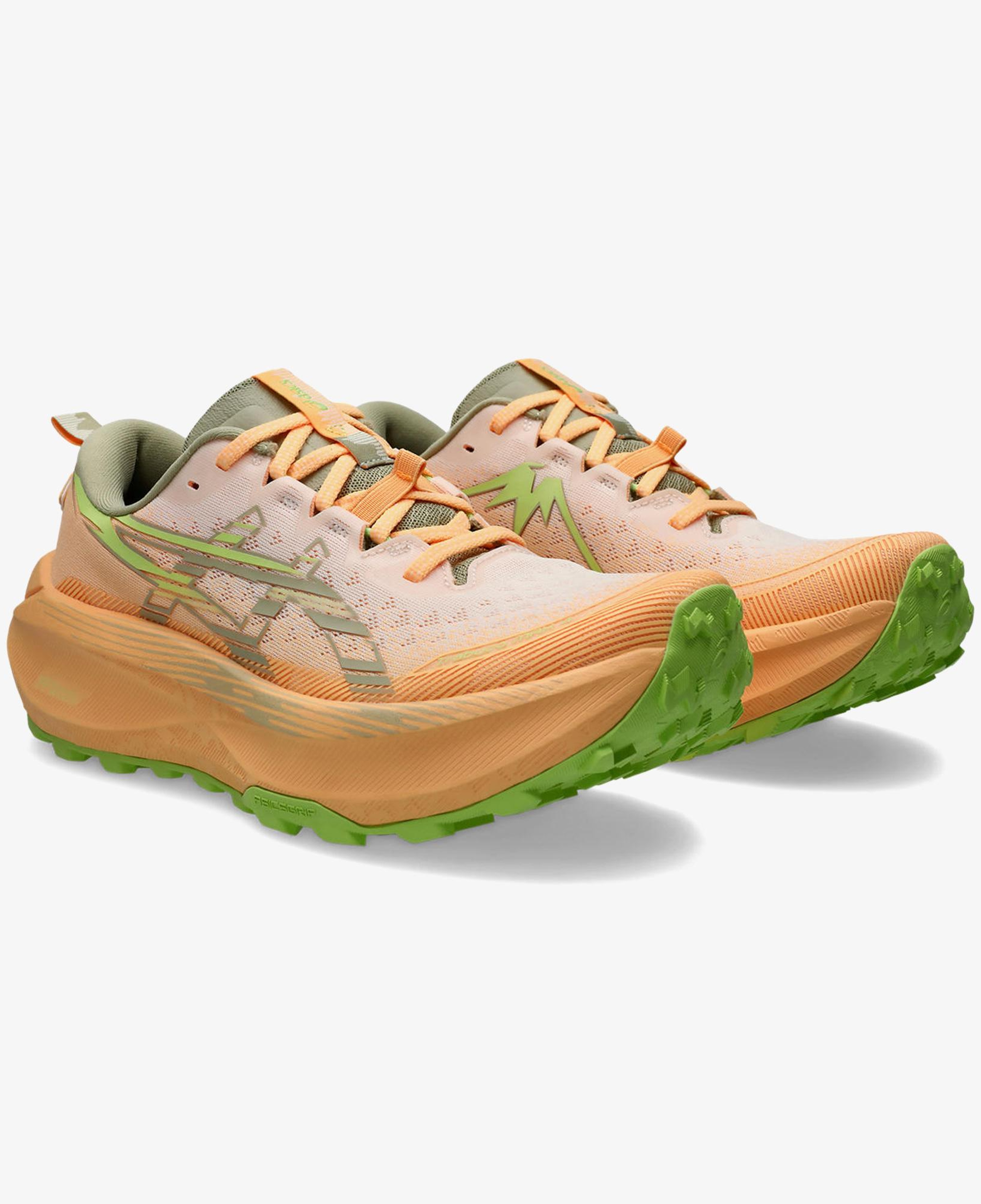 Asics Trabuco Max 4 Erkek Turuncu Koşu Ayakkabısı