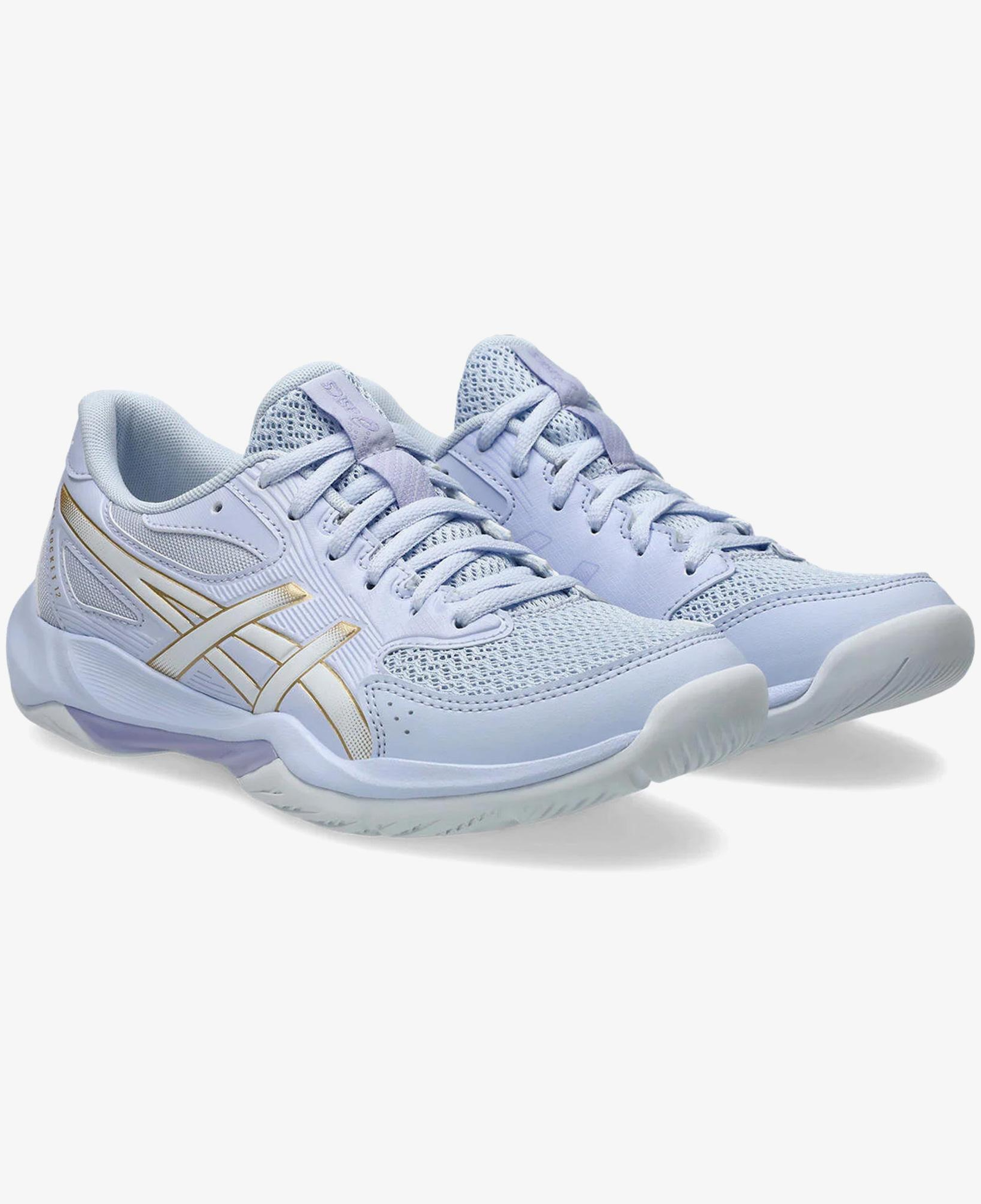 Asics Gel-Rocket 12 Kadın Mavi Voleybol Ayakkabısı