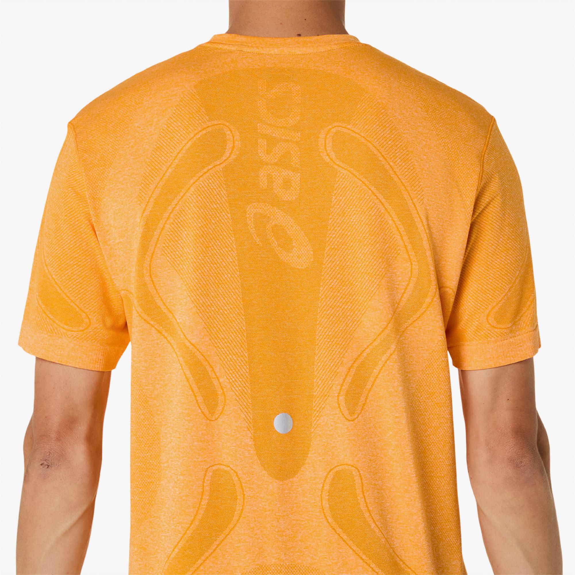 Asics Road Seamless Ss Top Erkek Turuncu Koşu Sweatshirt