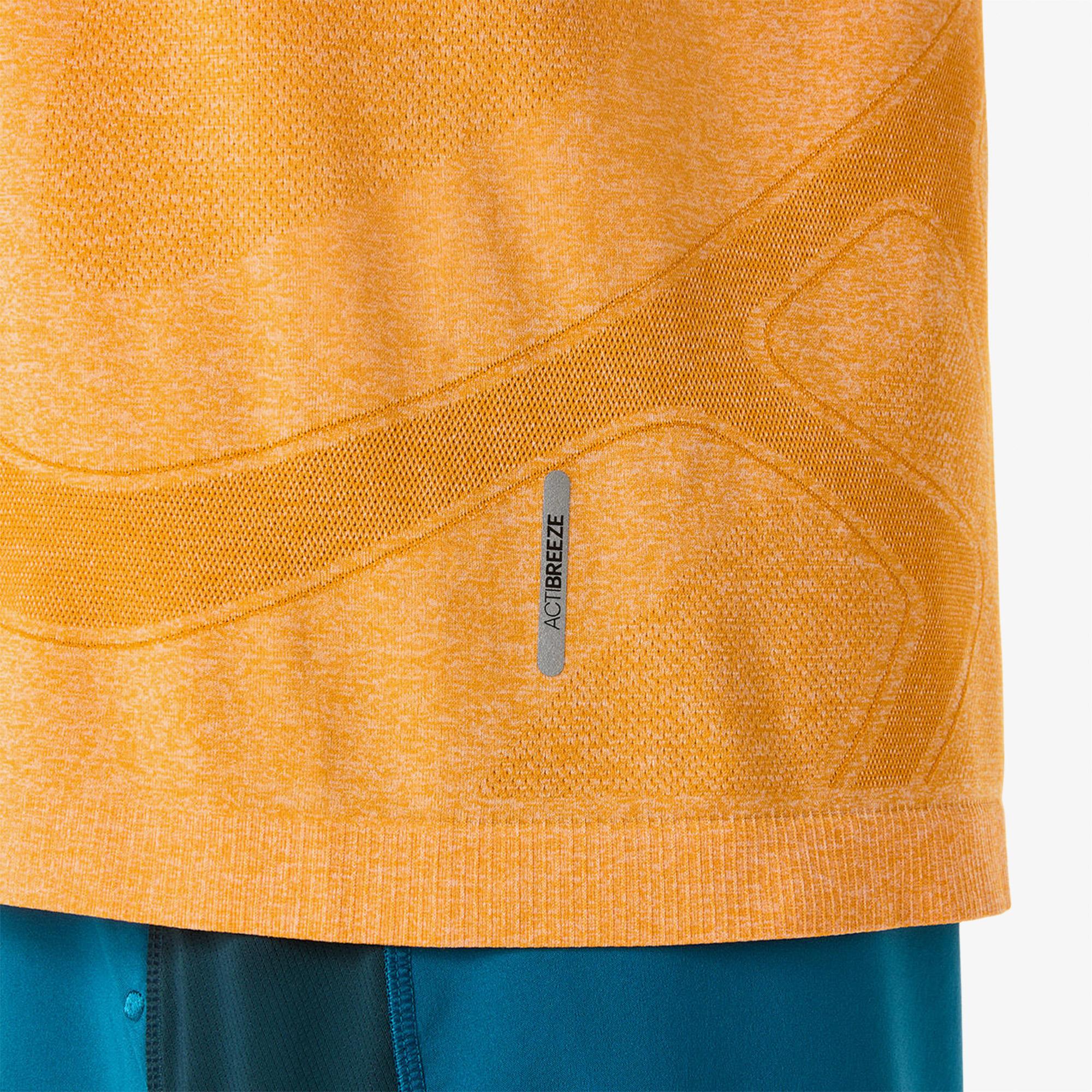 Asics Road Seamless Ss Top Erkek Turuncu Koşu Sweatshirt