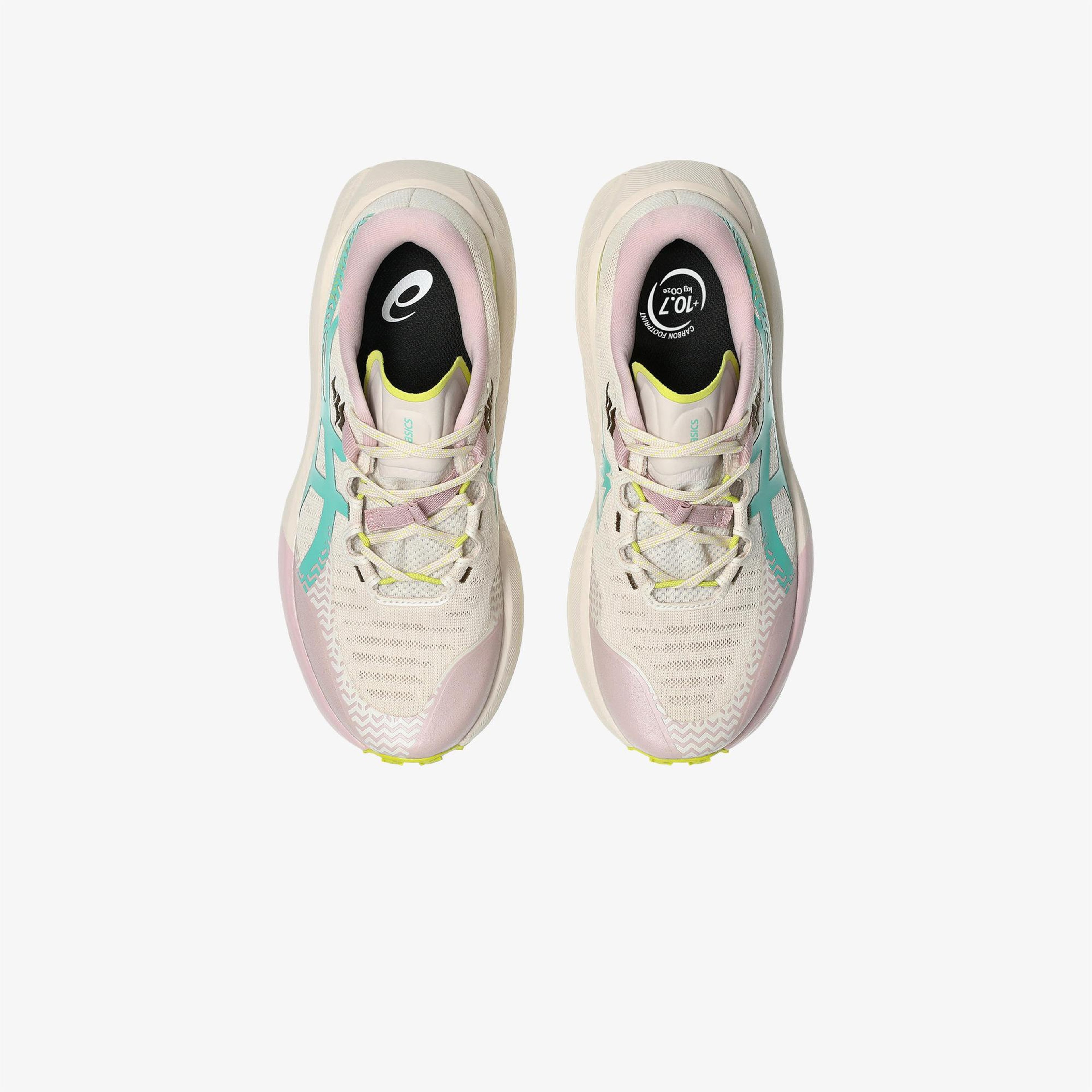 Asics Trabuco Max 5 Kadın Bej Koşu Ayakkabısı