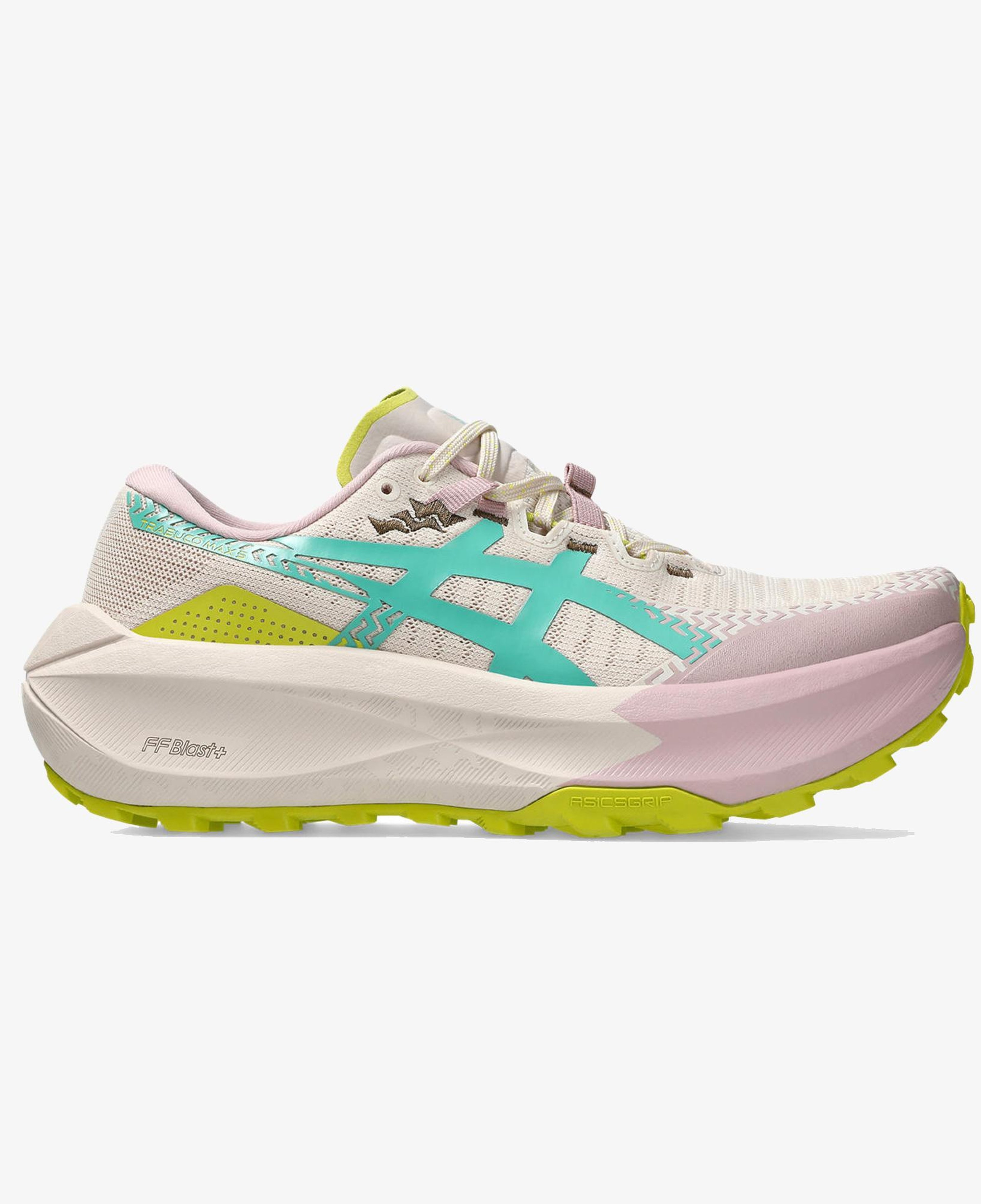 Asics Trabuco Max 5 Kadın Bej Koşu Ayakkabısı