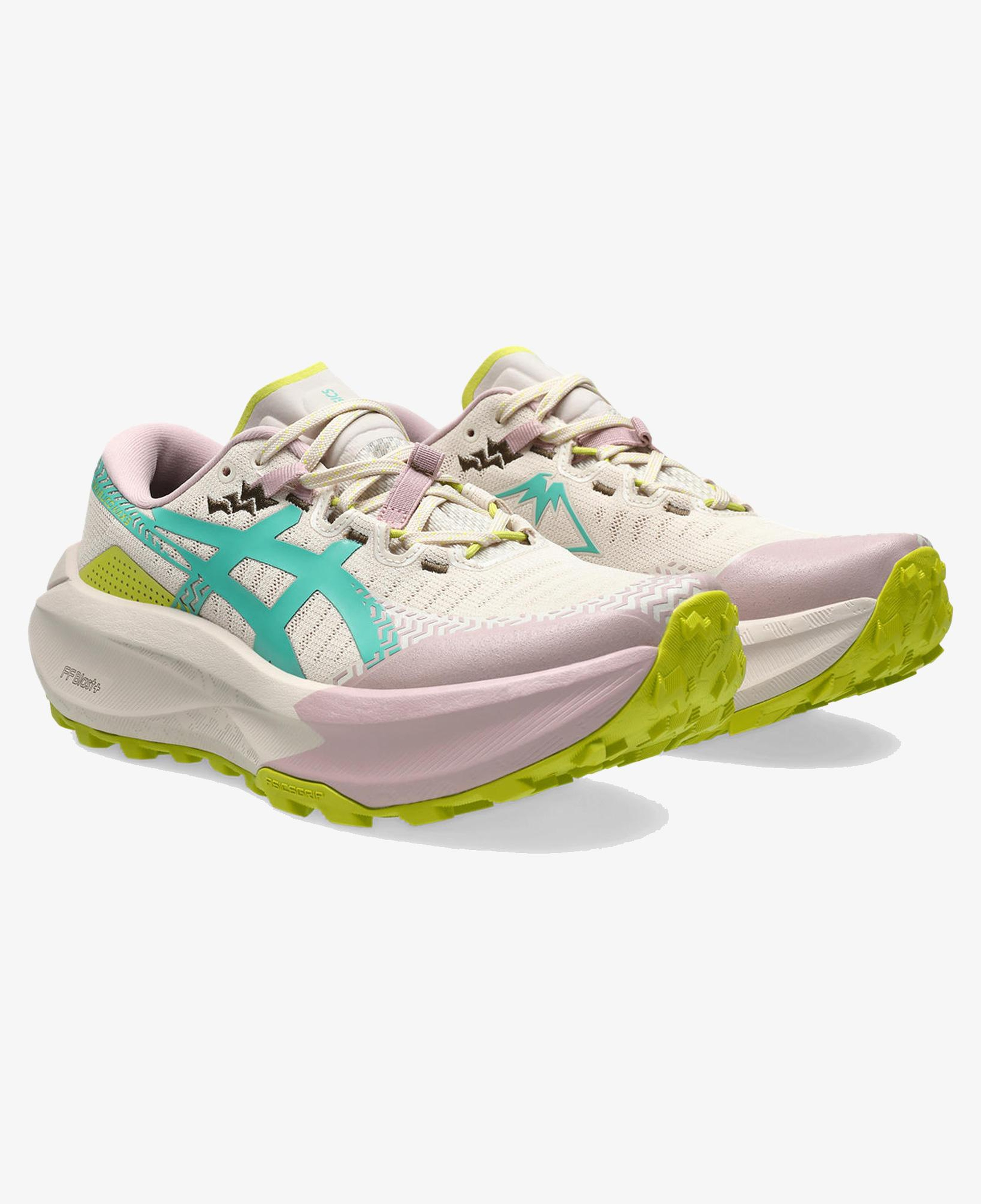 Asics Trabuco Max 5 Kadın Bej Koşu Ayakkabısı