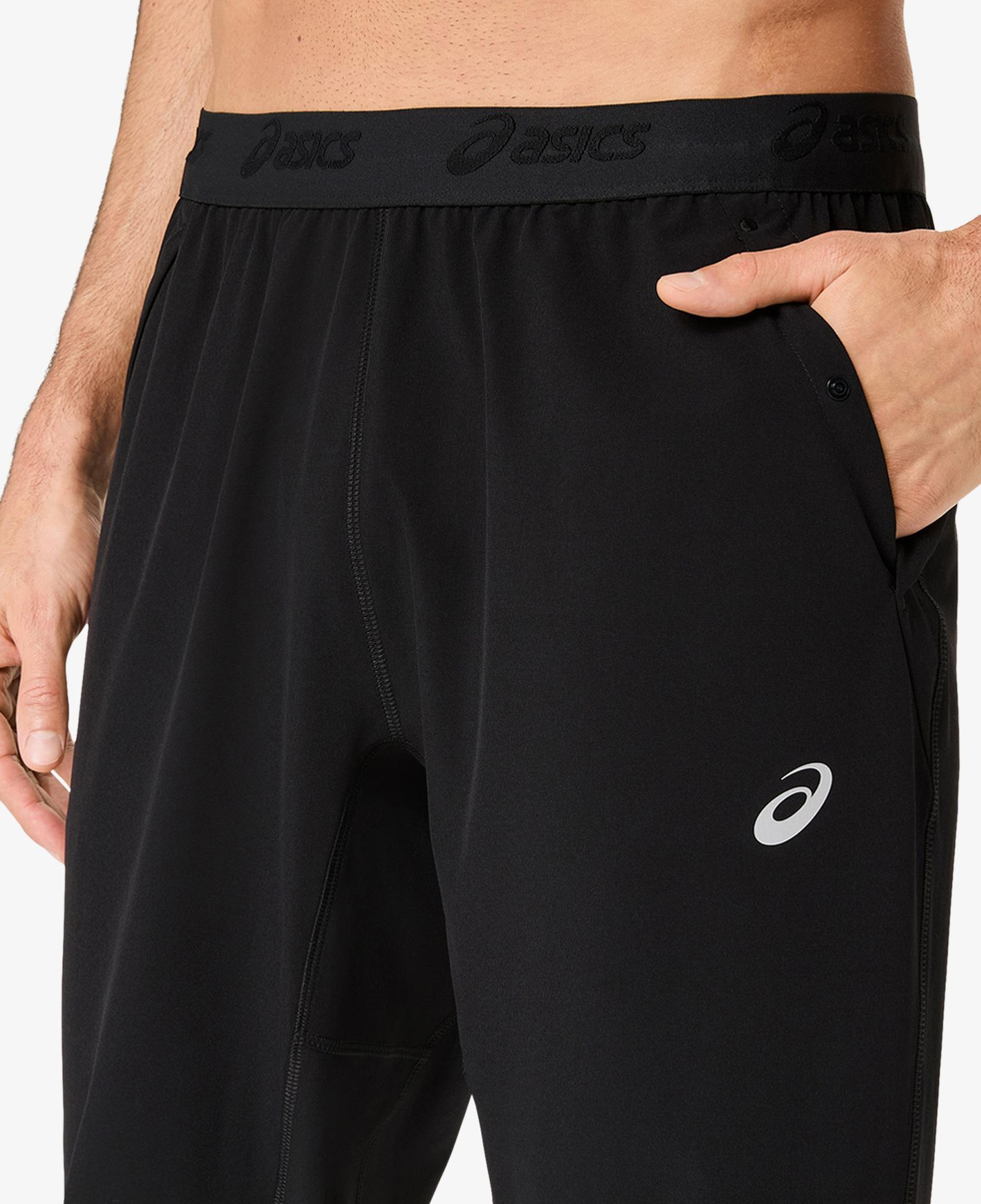 Asics Road Erkek Siyah Eşofman Altı