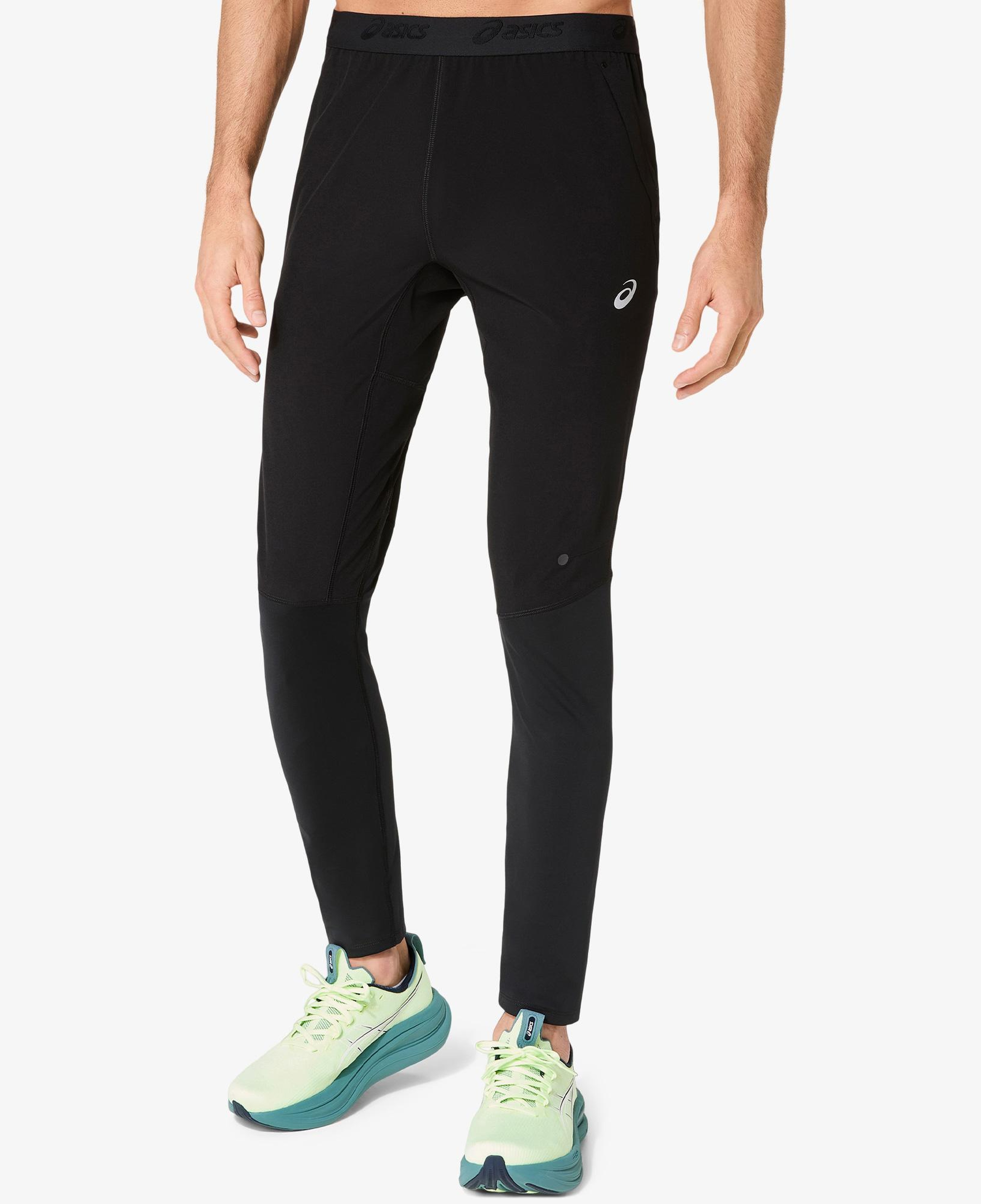 Asics Road Erkek Siyah Eşofman Altı